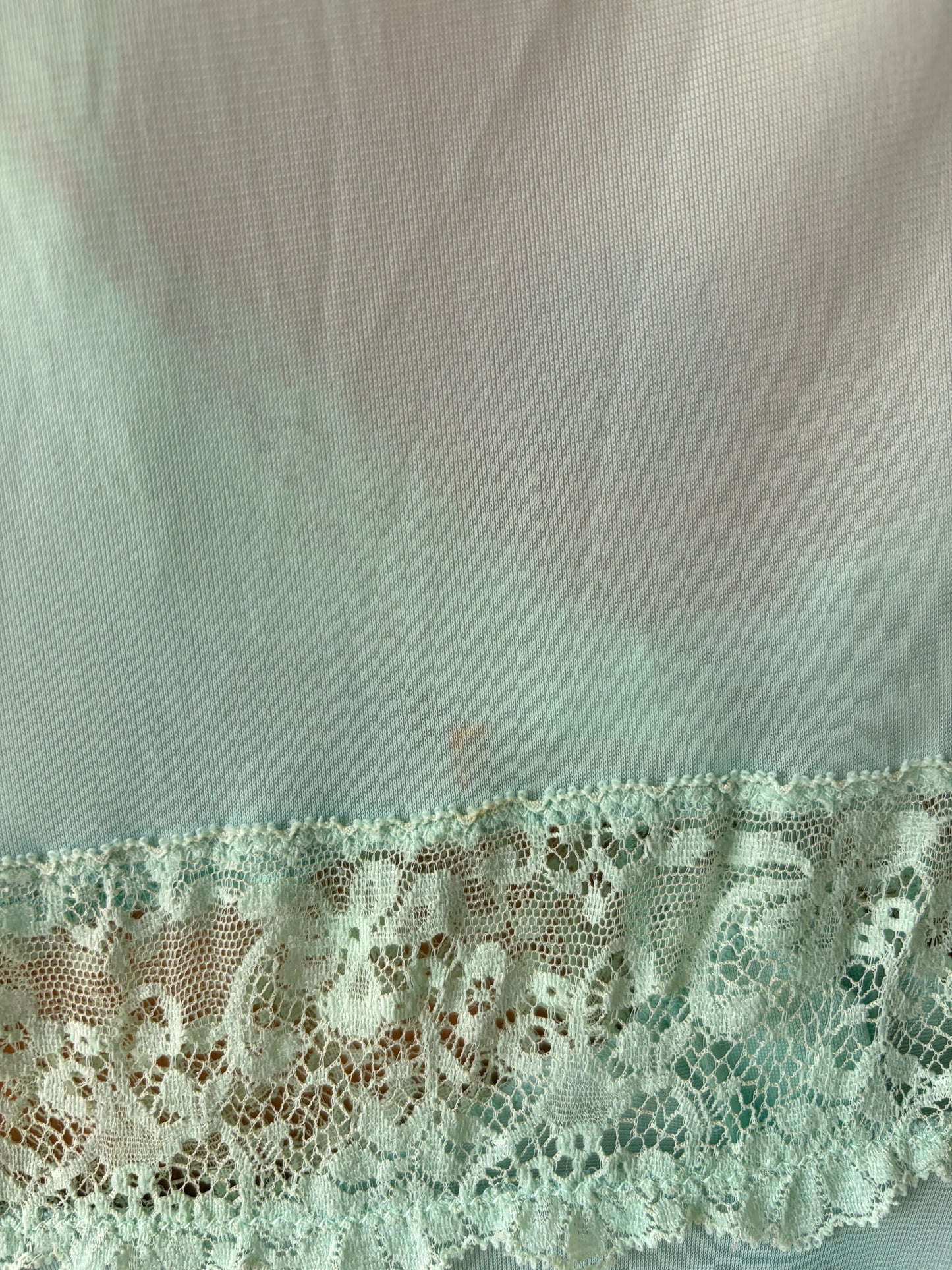 Vtg Turquoise Nightgown : S