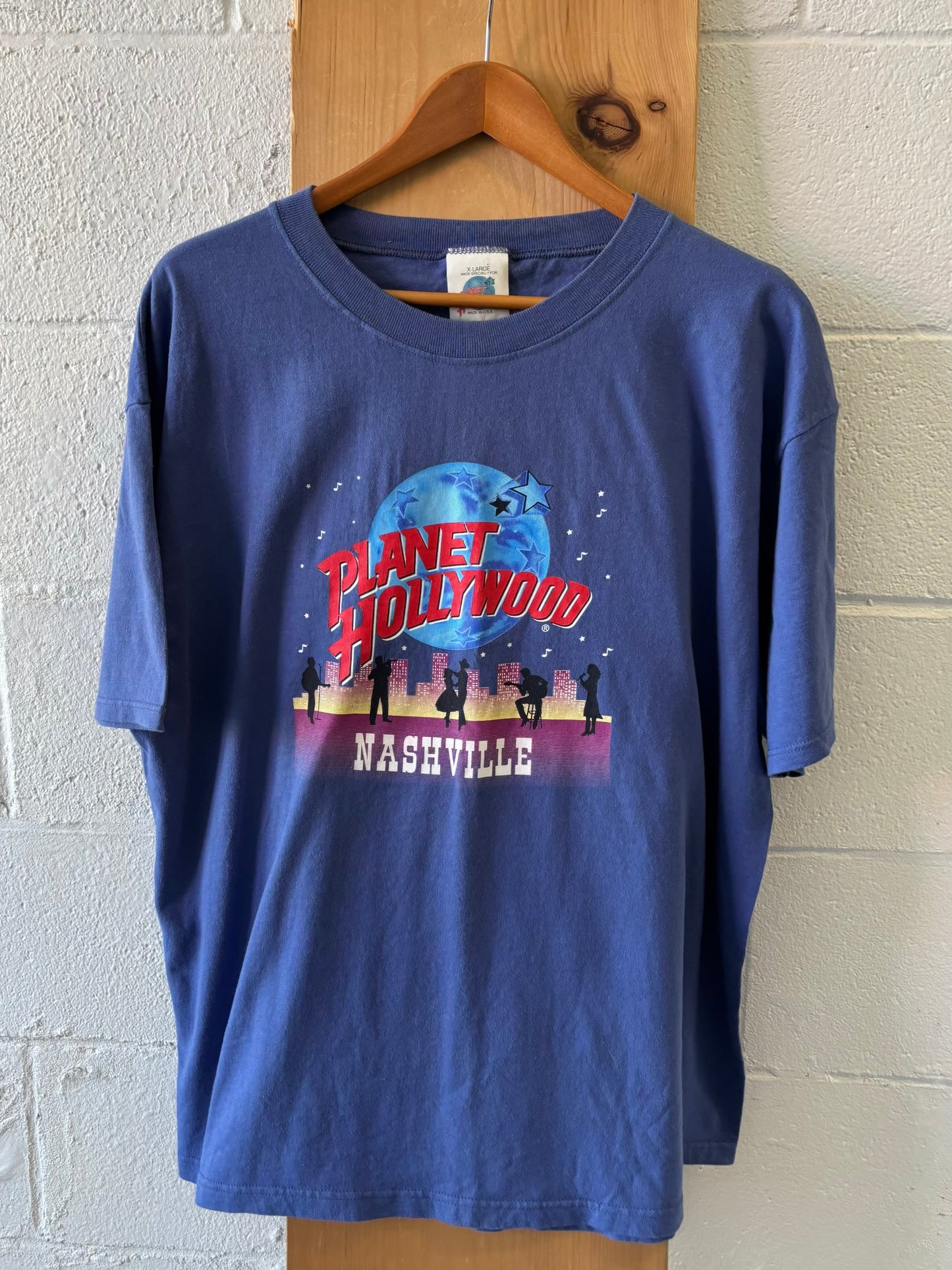 90s Planet Hollywood Nashville Tee : XL