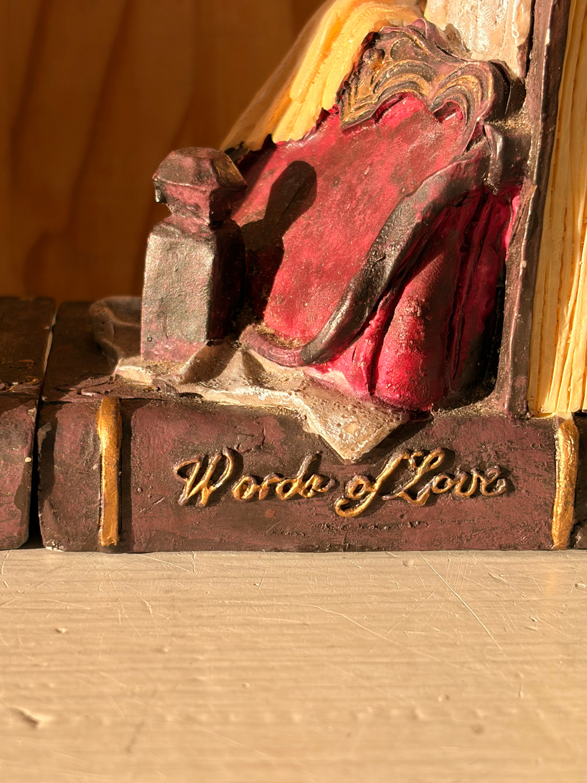 “Words of Love” Book Ends (As Is)
