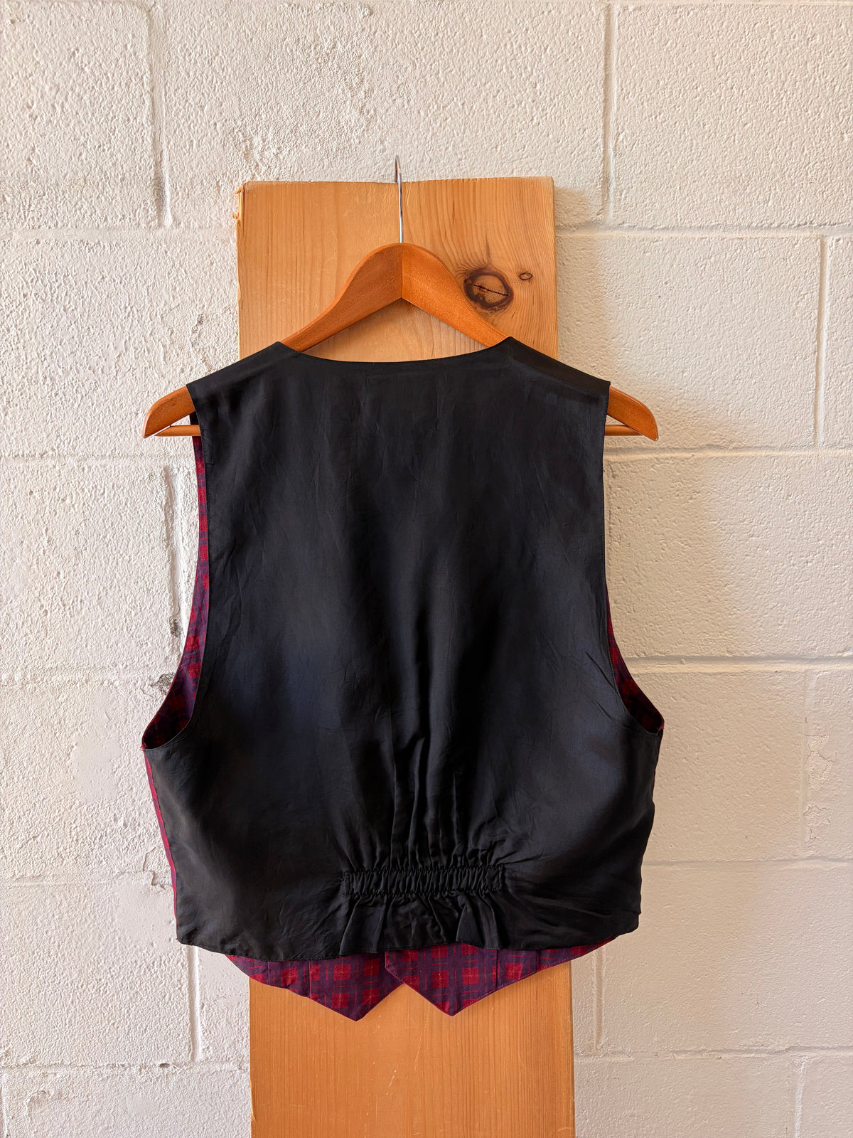 Vtg Forenza Red Square Vest : M