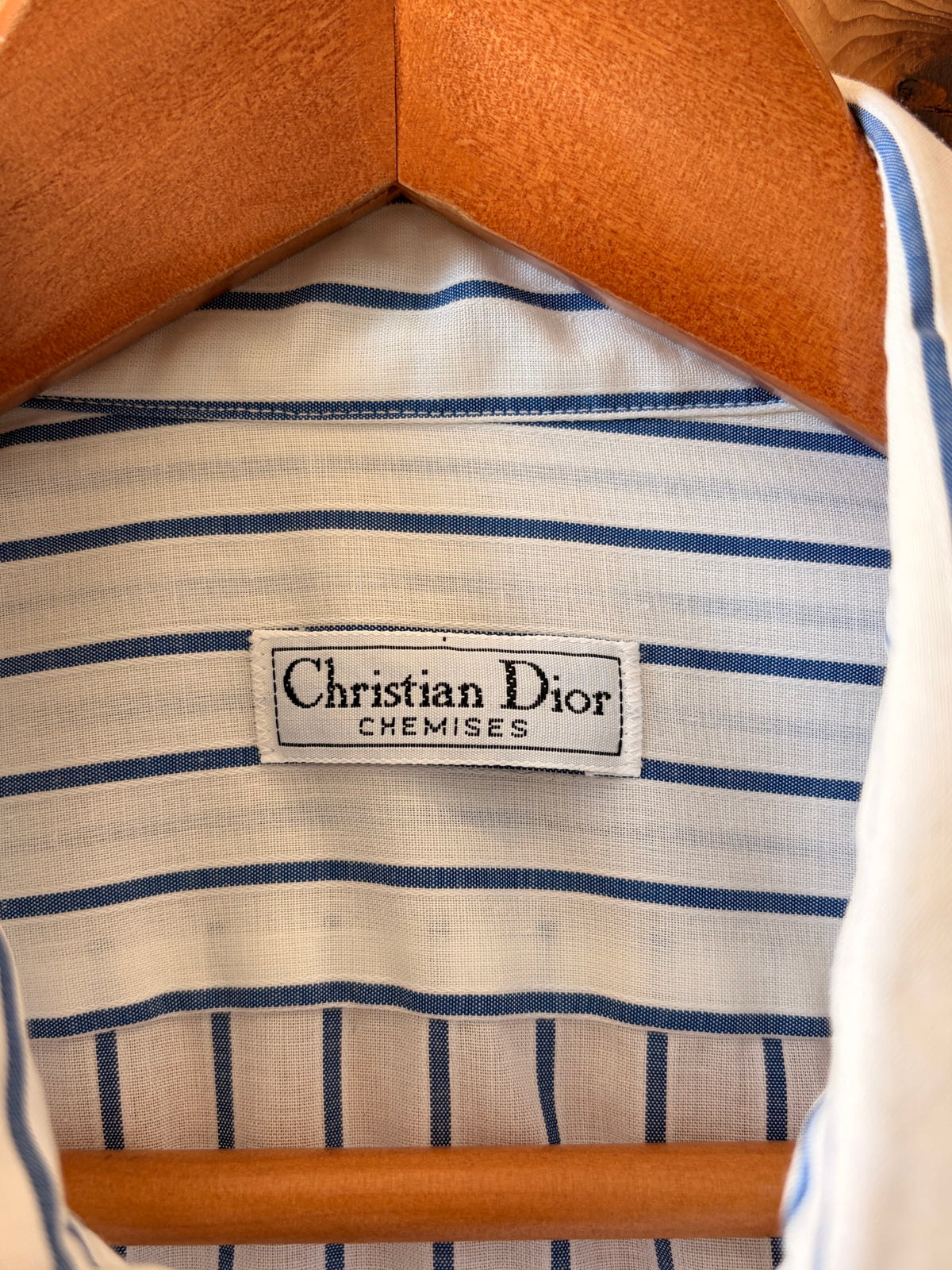 Christian Dior Striped Button Down : M/L