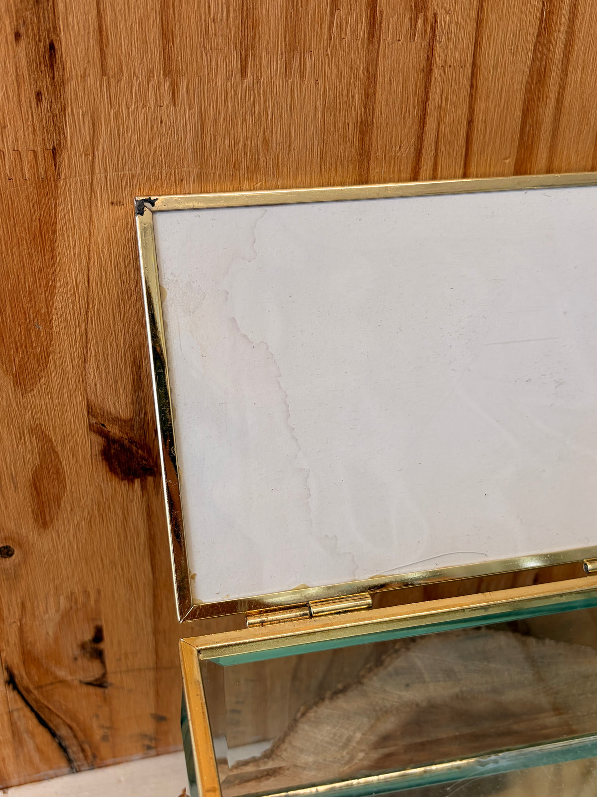 Vtg Mirrored Angel Trinket Box (Local Pick Up Only)