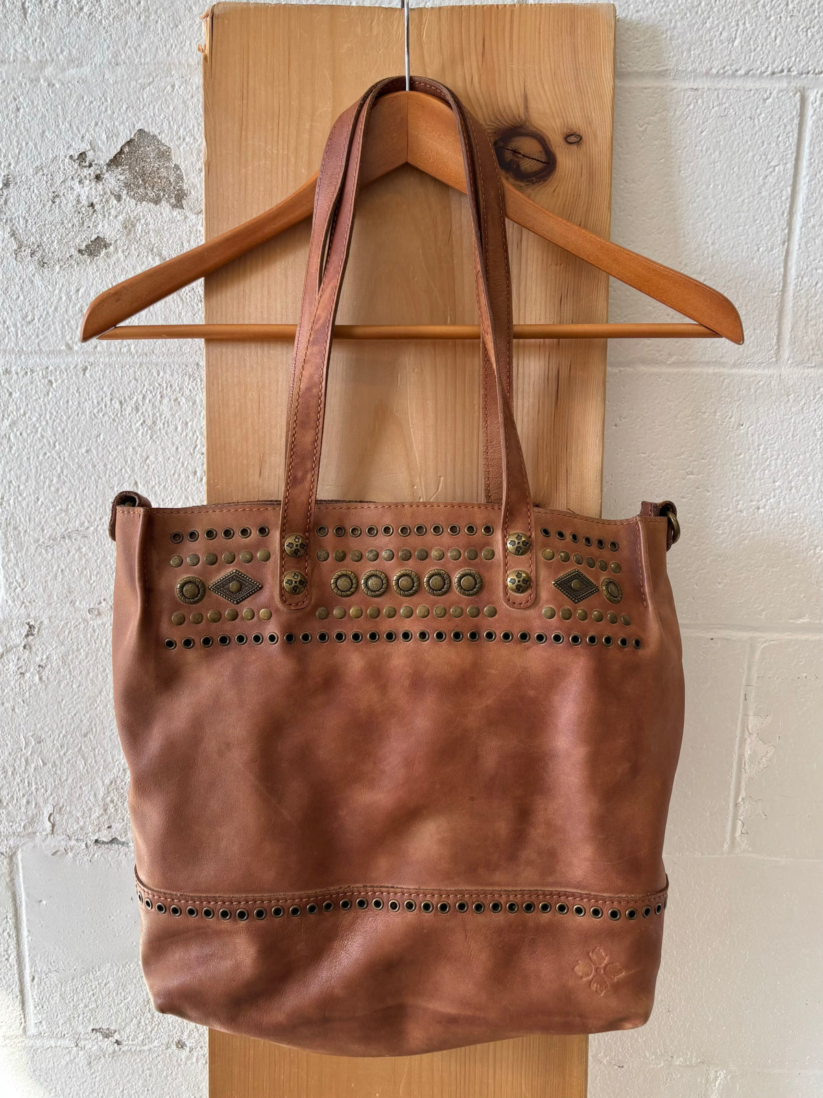 Patricia Nash Brown Leather Tote Bag