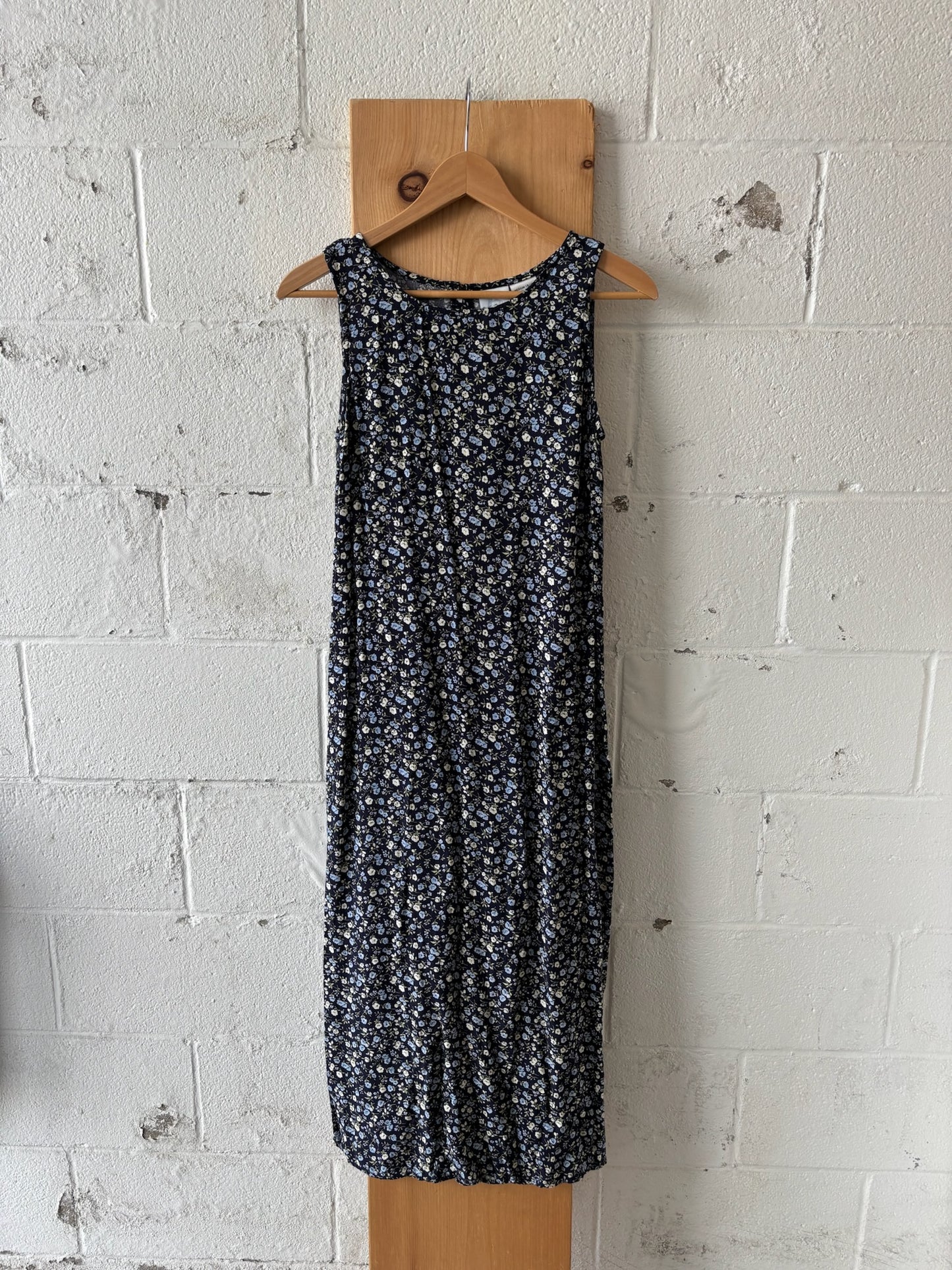 Vtg Ditzy Floral Dress : M