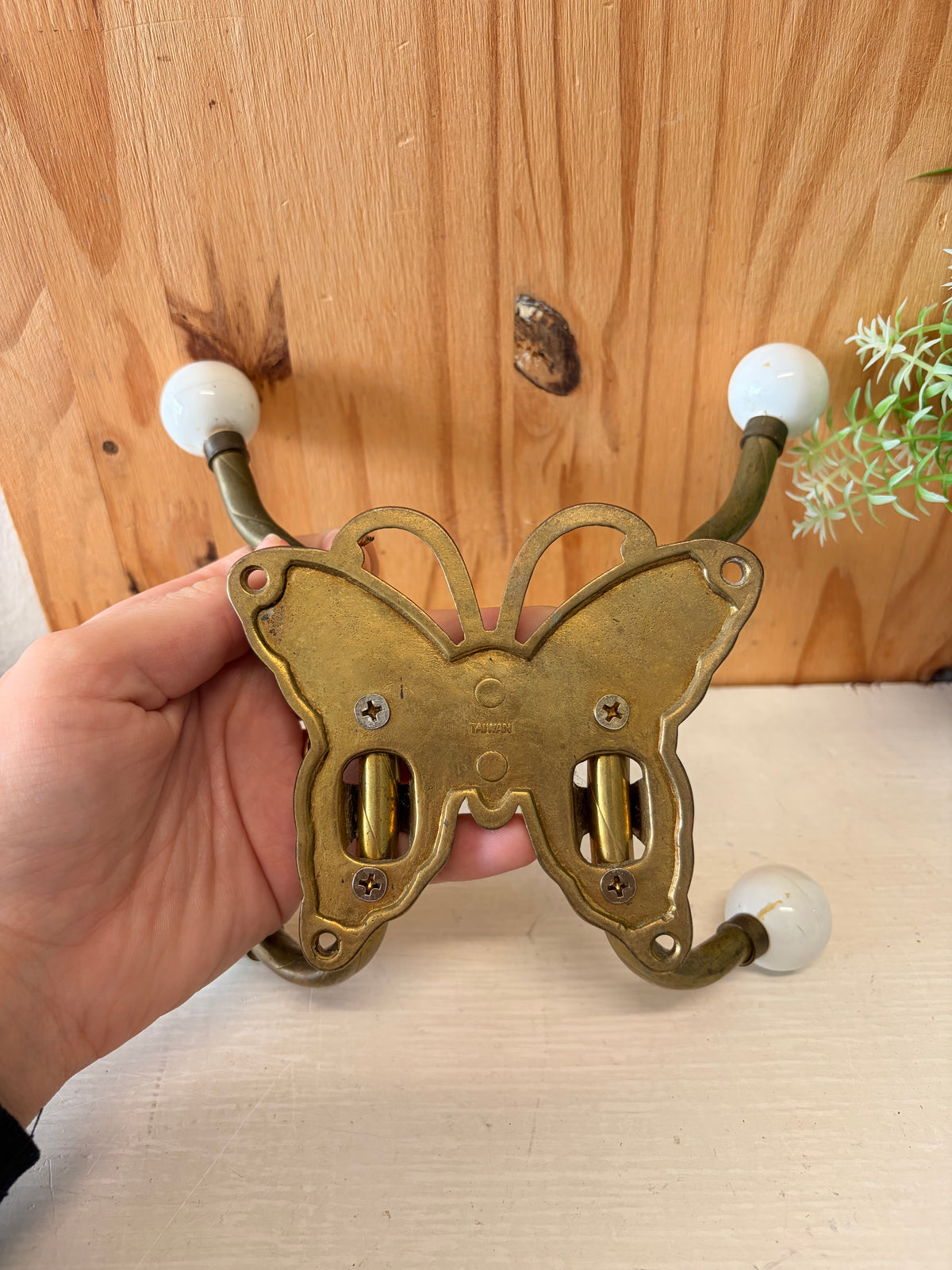 Vtg Butterfly Wall Hook (Local Pick Up Only)
