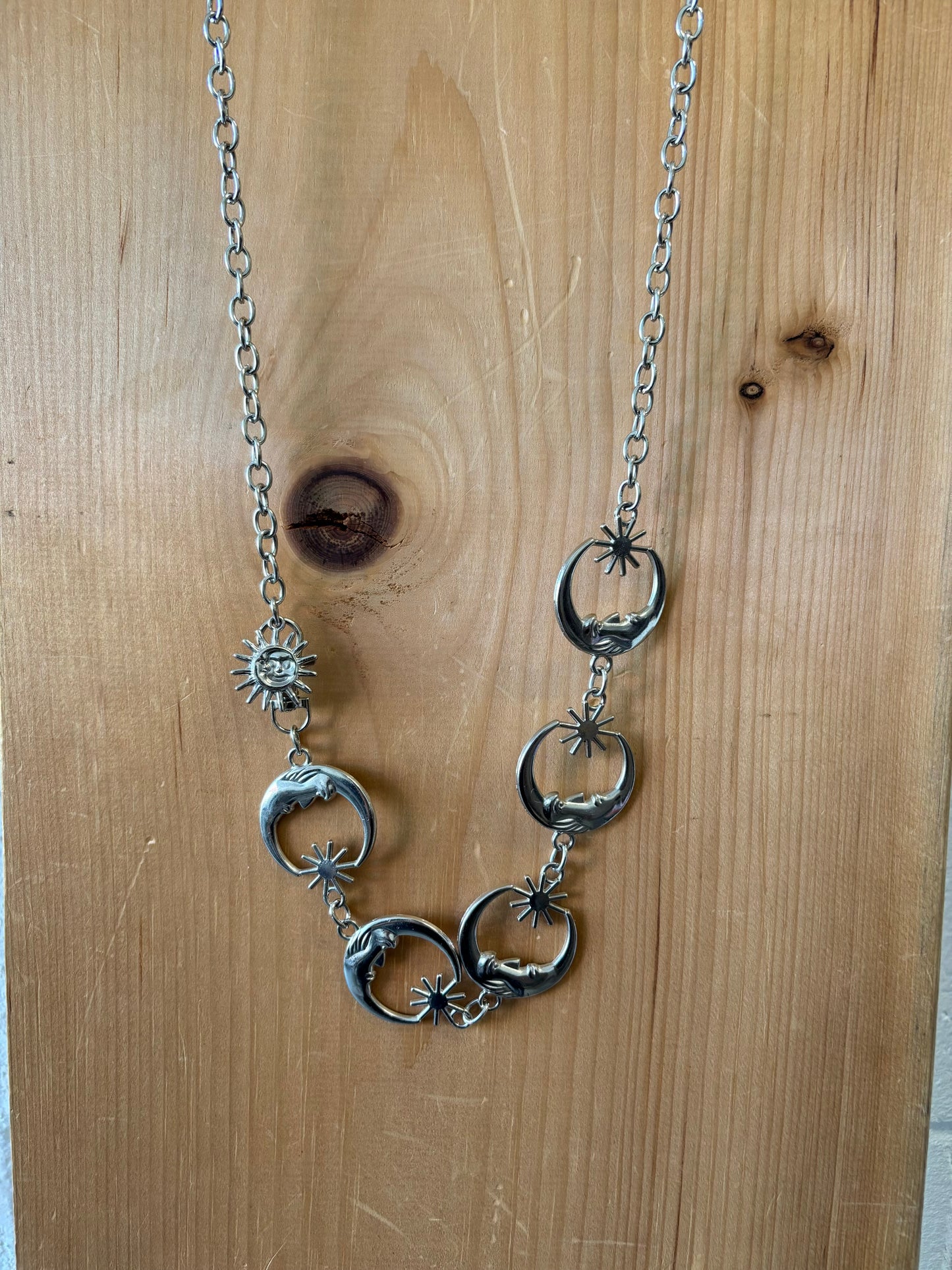 Moon & Star Chain Belt : S/M