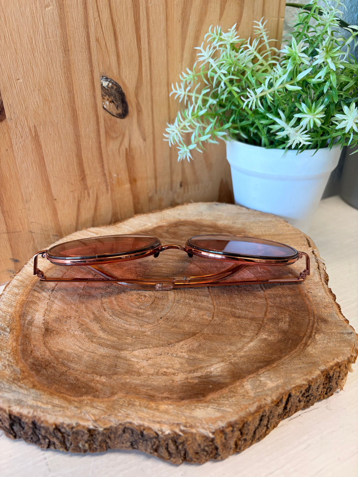 Round Raspberry Sunglasses (Local Pick Up Only)
