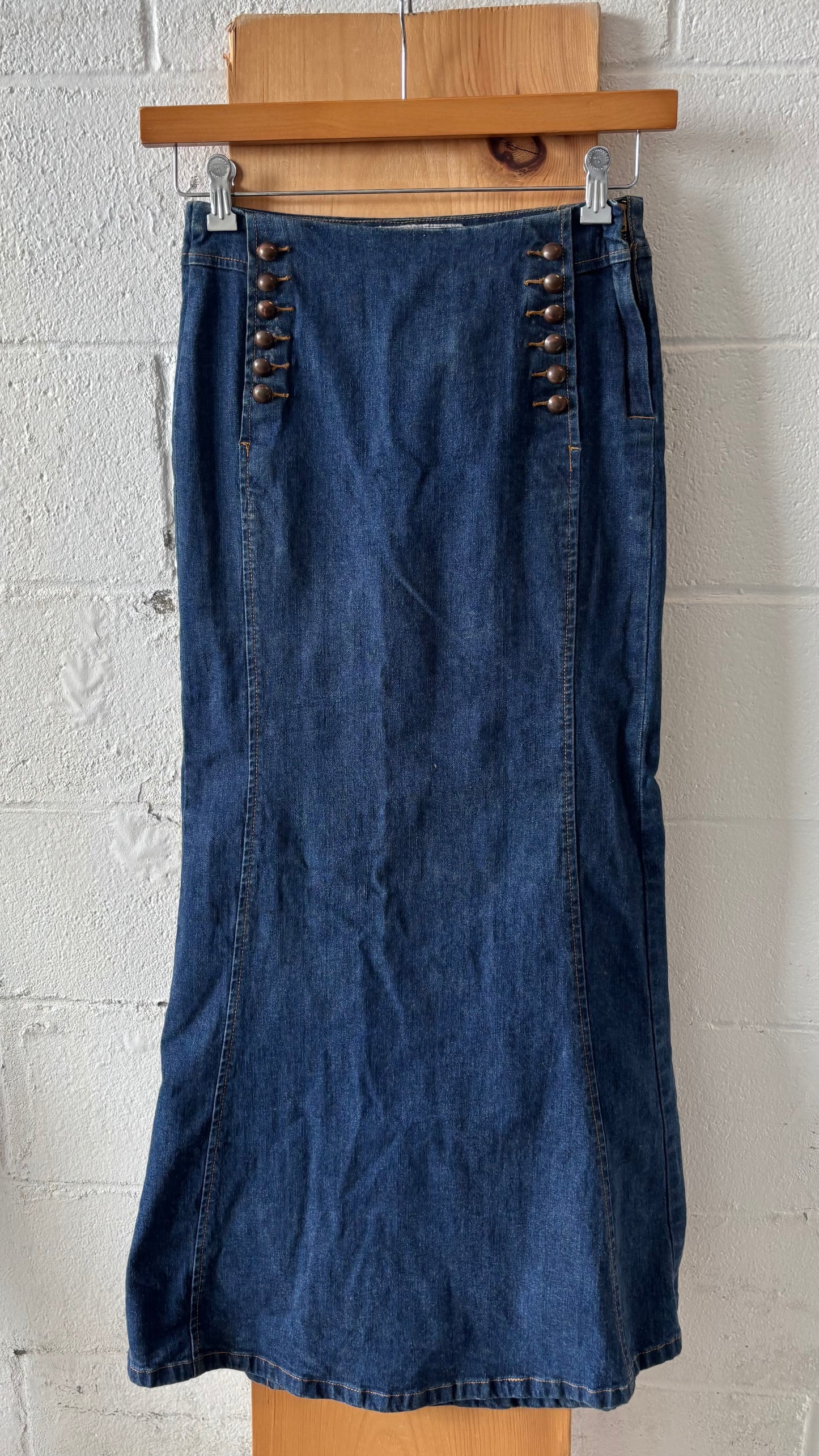 Vtg Denim Skirt : 1