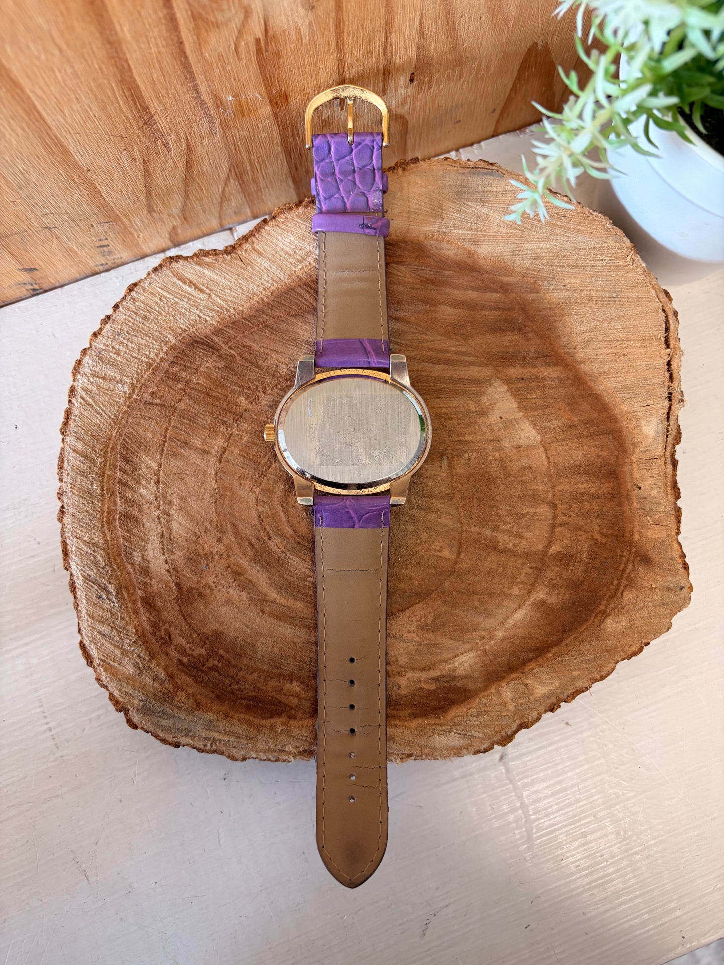 90’s Purple Oval Watch (Untested - As Is)