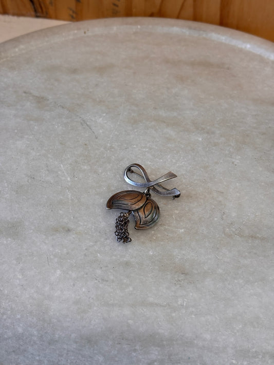Vintage Sterling Danish Brooch