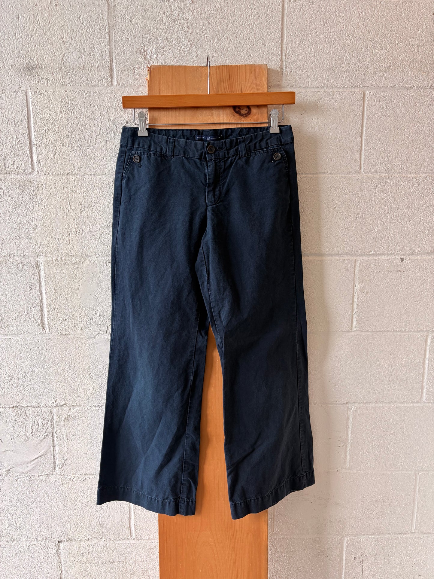 Navy Wide Leg Pants : 6