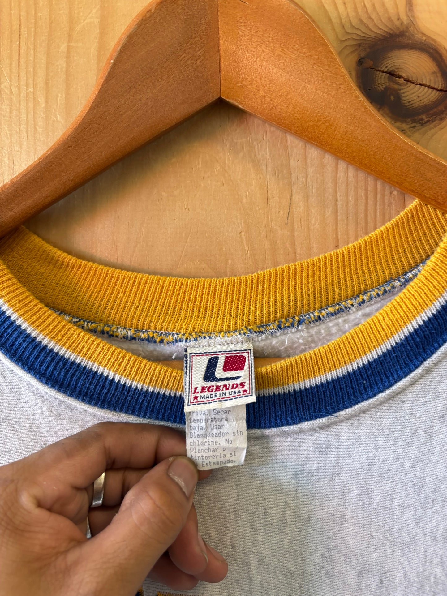 Vtg 90s St. Louis Rams Crew : 2XL