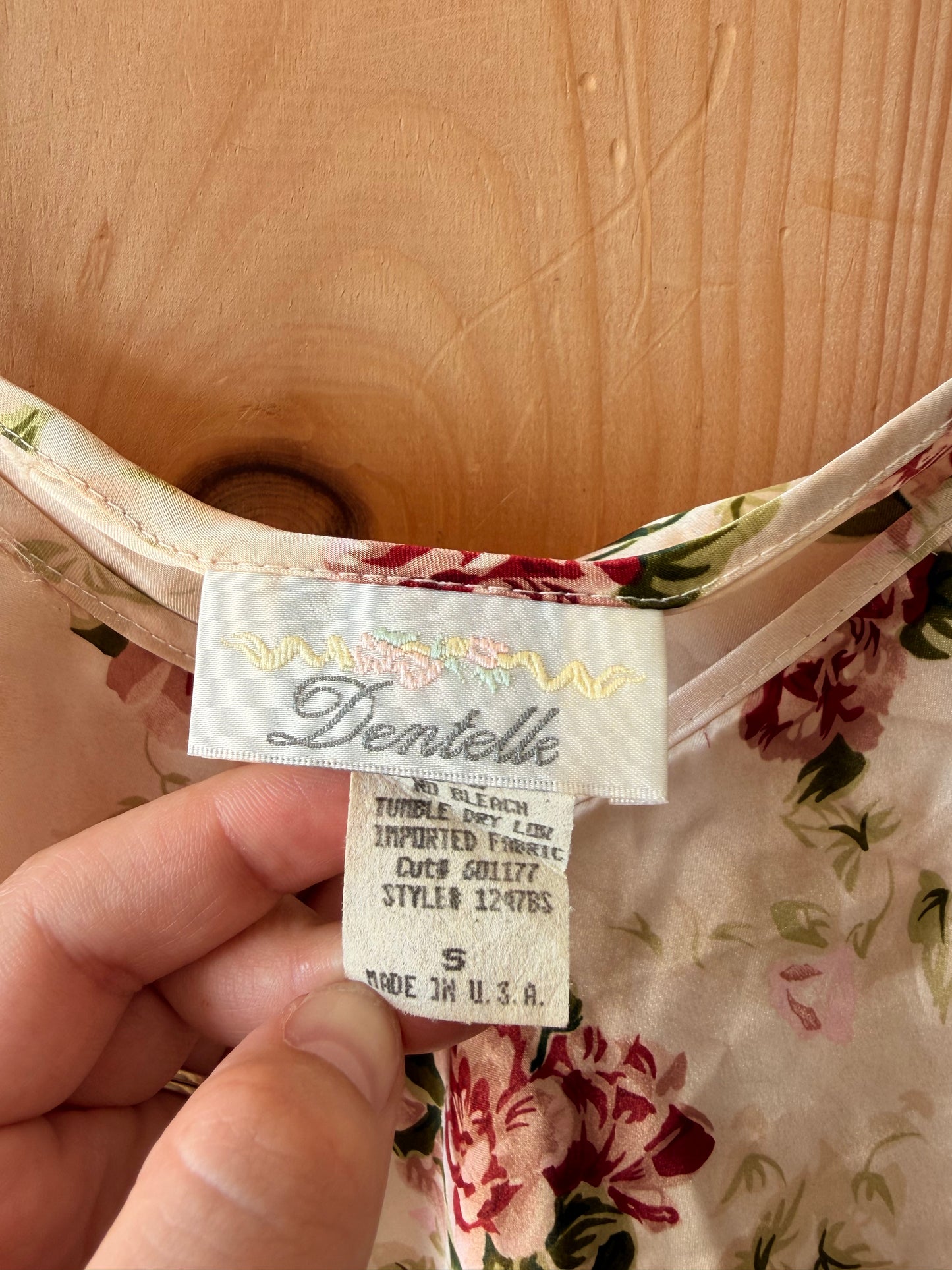Vtg Floral Tank : S