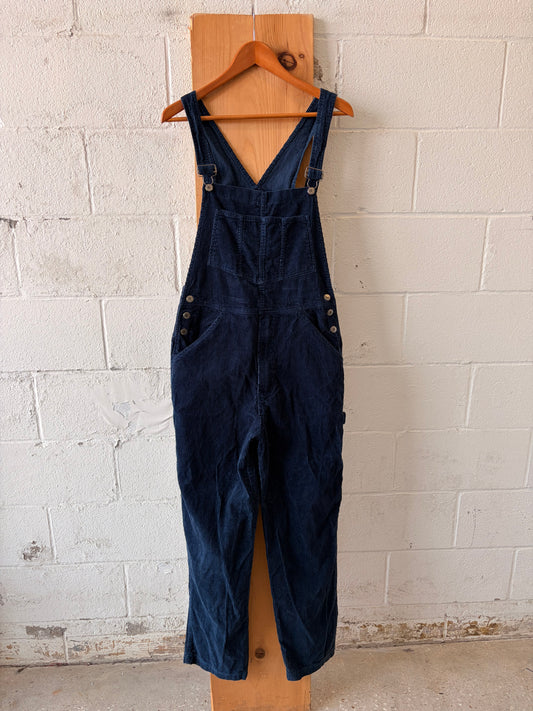 Navy Corduroy Overalls : S