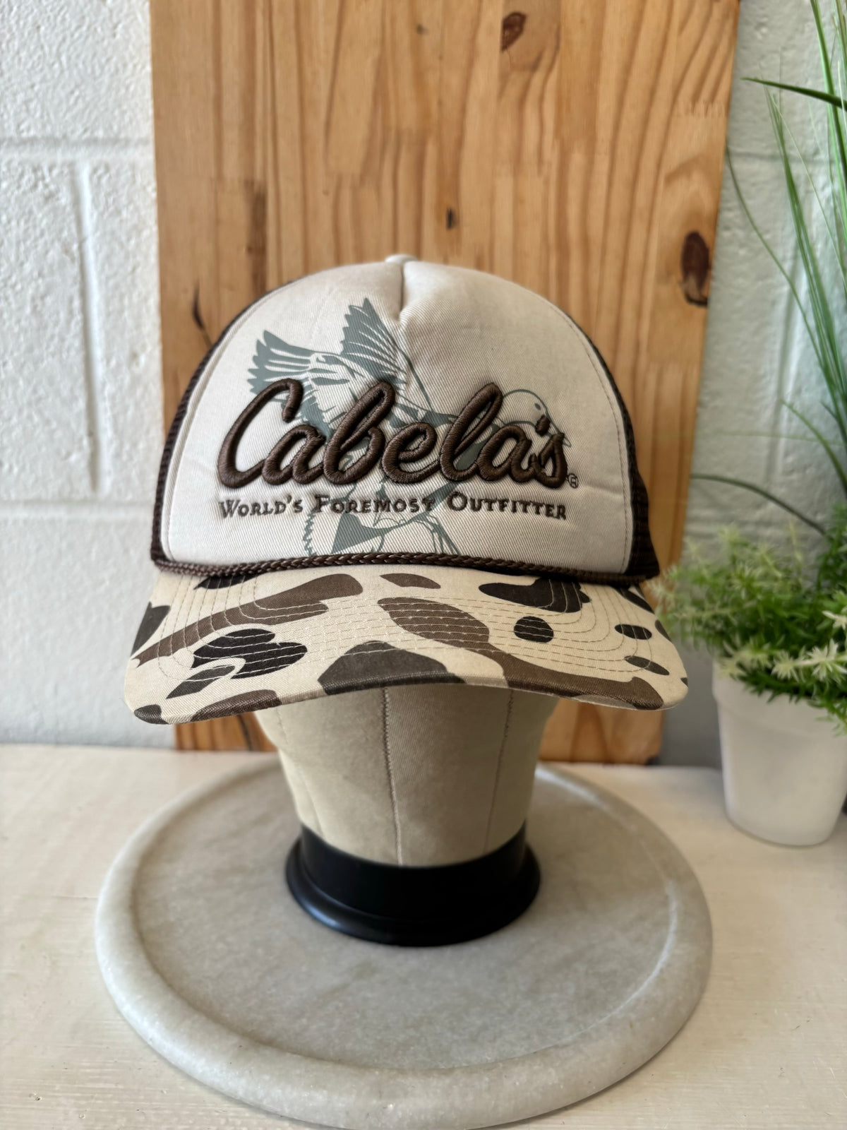 Cabela’s Camo Trucker Hat : OS