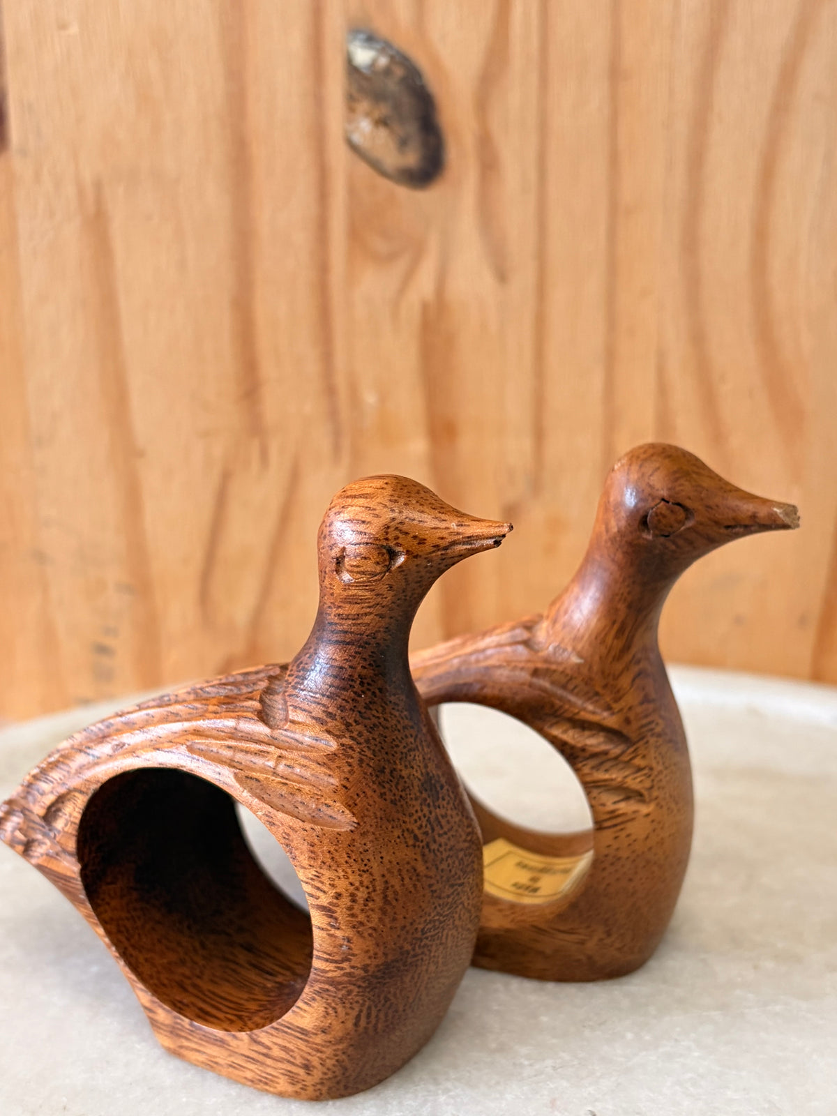 Wooden Turkey Napkin Rings