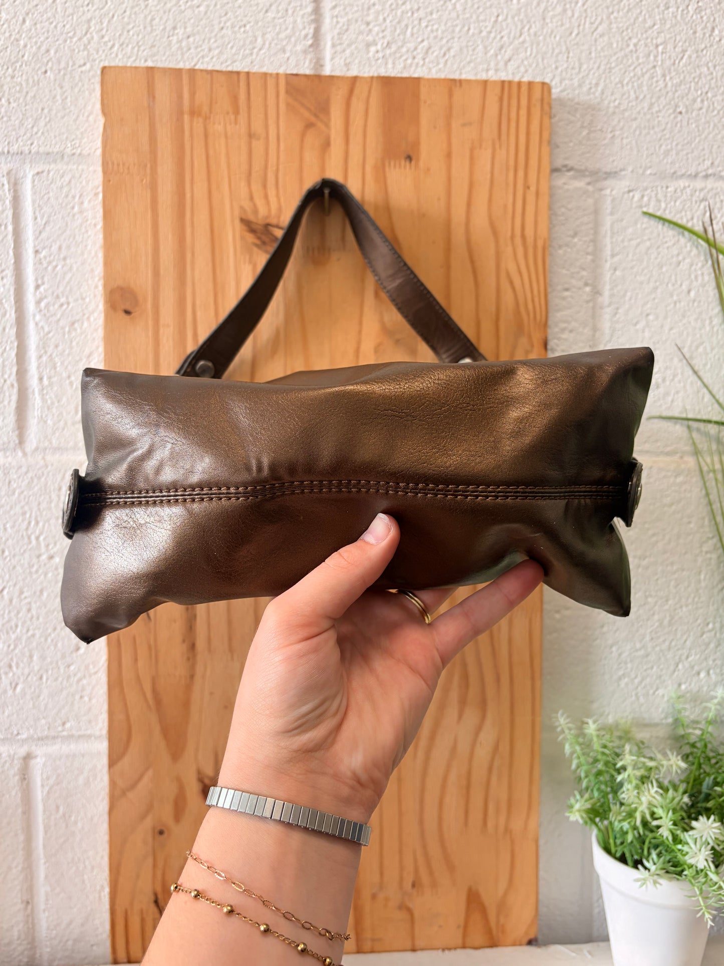 Metallic Brown Tommy Hilfiger Purse