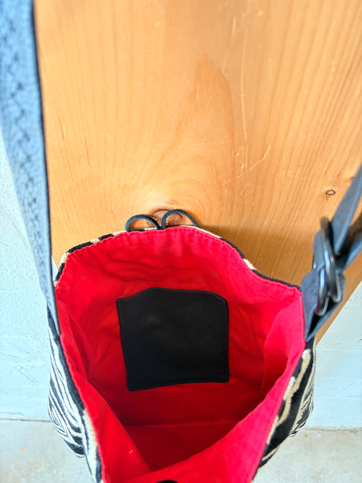 Zebra Print Shoulder Bag