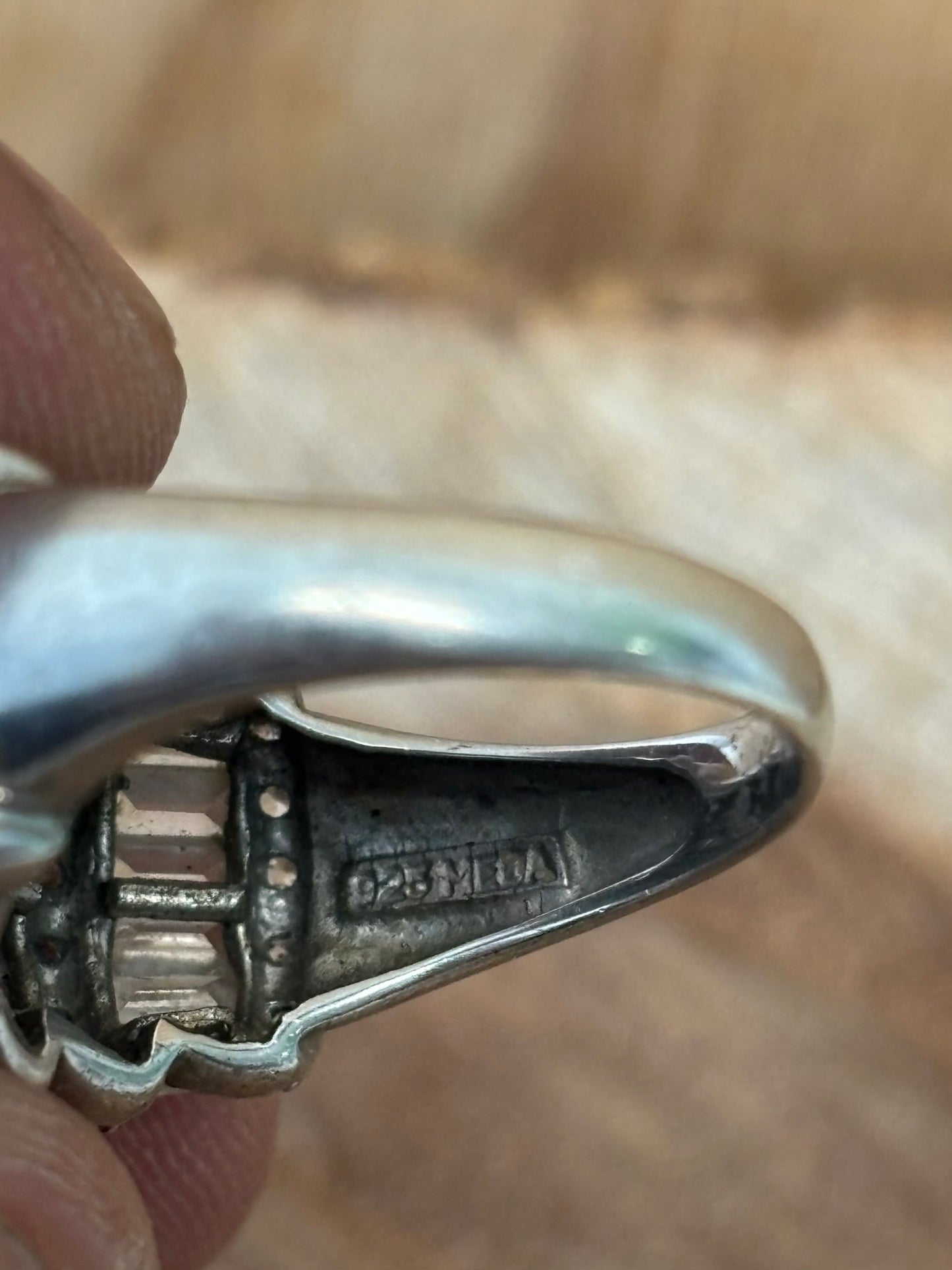 Sterling Silver Dome Ring : 8