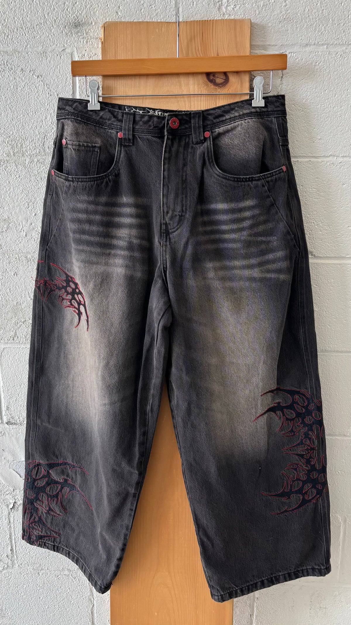 Vitriol Ultra Wide Leg Jeans : 32