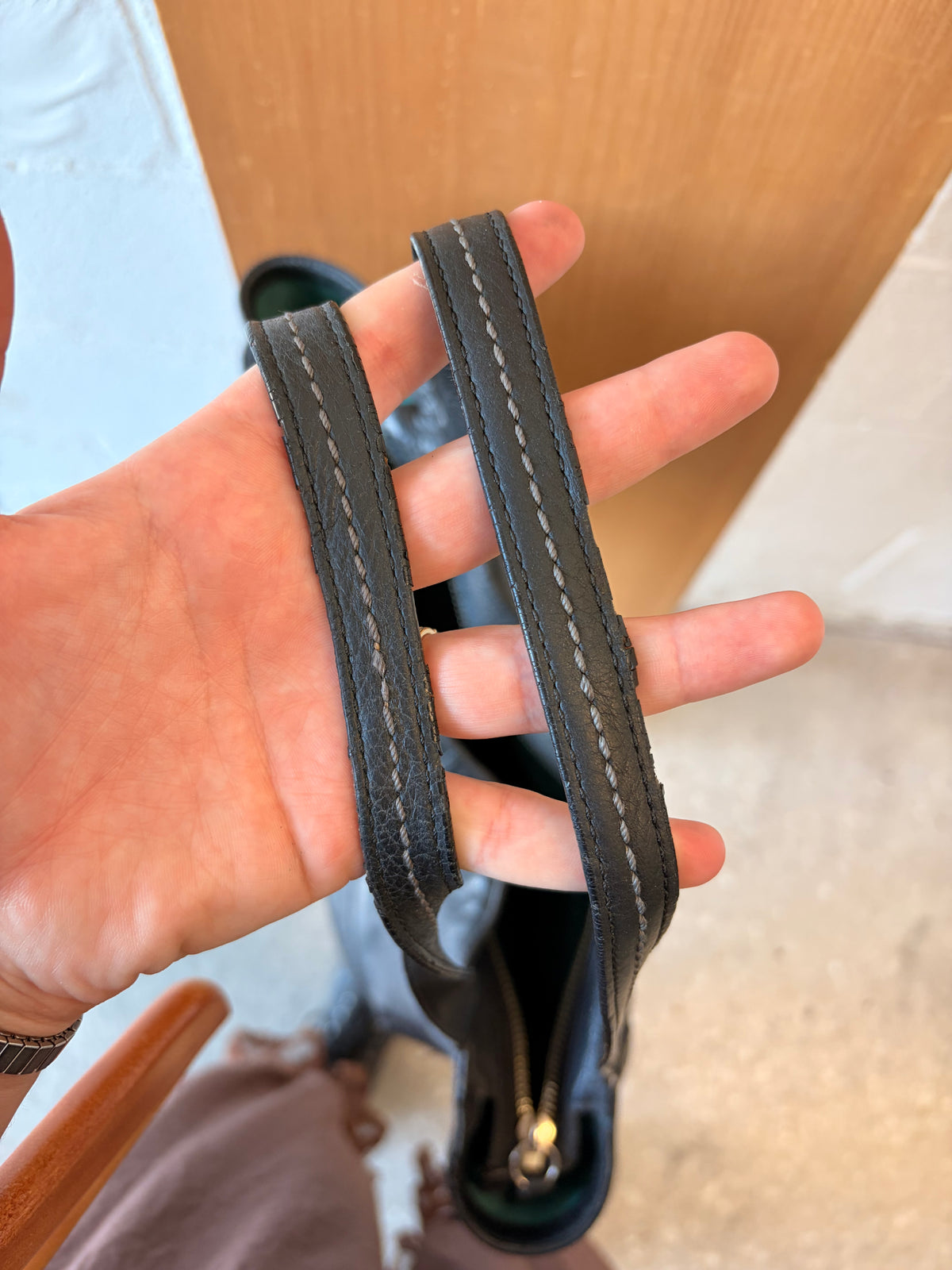 Classic Black Coach Purse