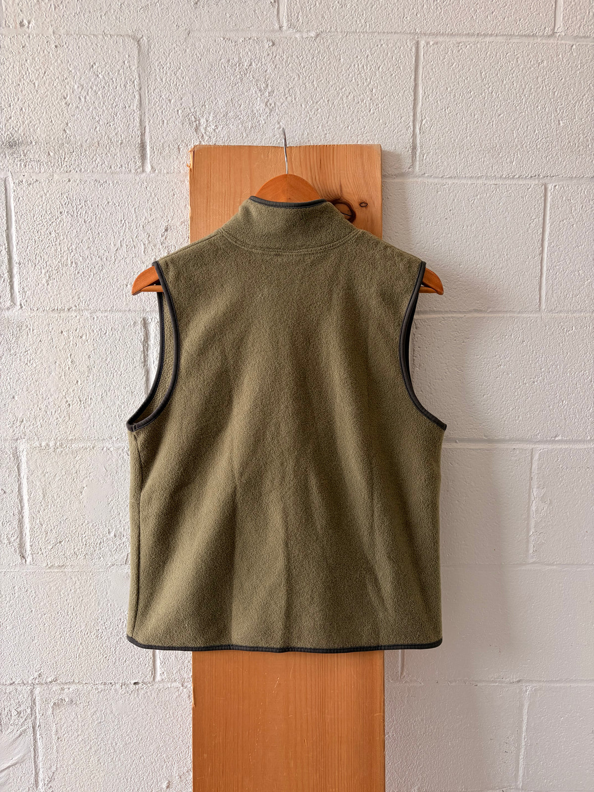 90’s Olive Fleece Vest : L