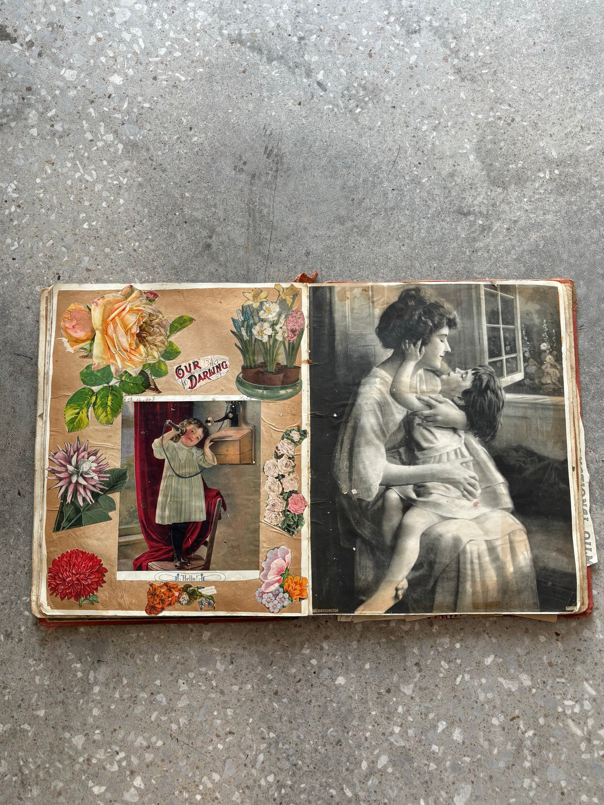 Vtg Early 1900’s Scrap Book (Local Pickup Only)