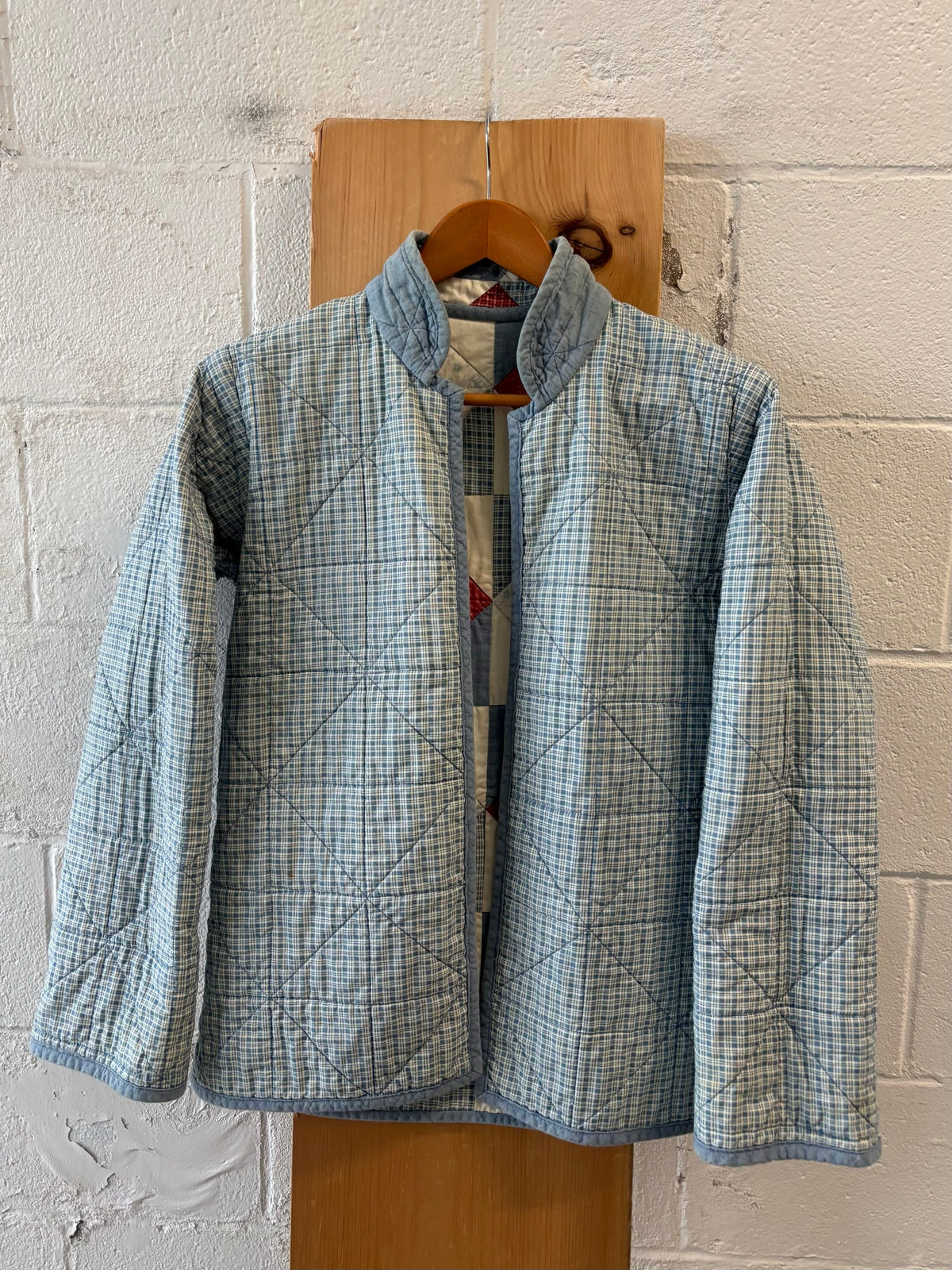 Handmade Reversible Quilted Patchwork Jacket : ~M/L