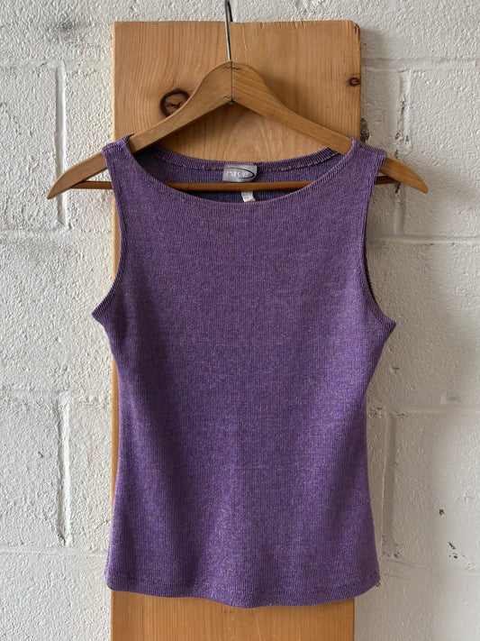 Vtg Purple Tank : S