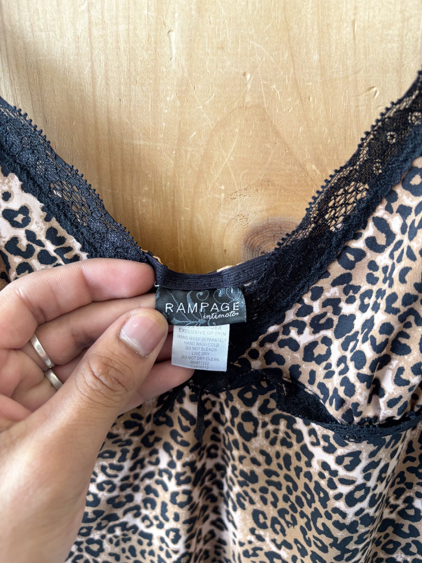 Leopard Print Slip : M