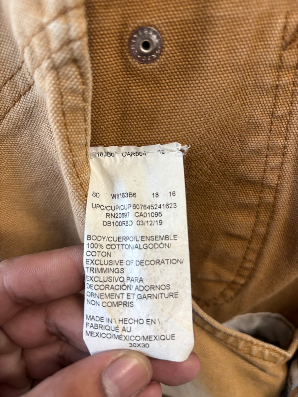 Dickies Overalls : 30 x 30