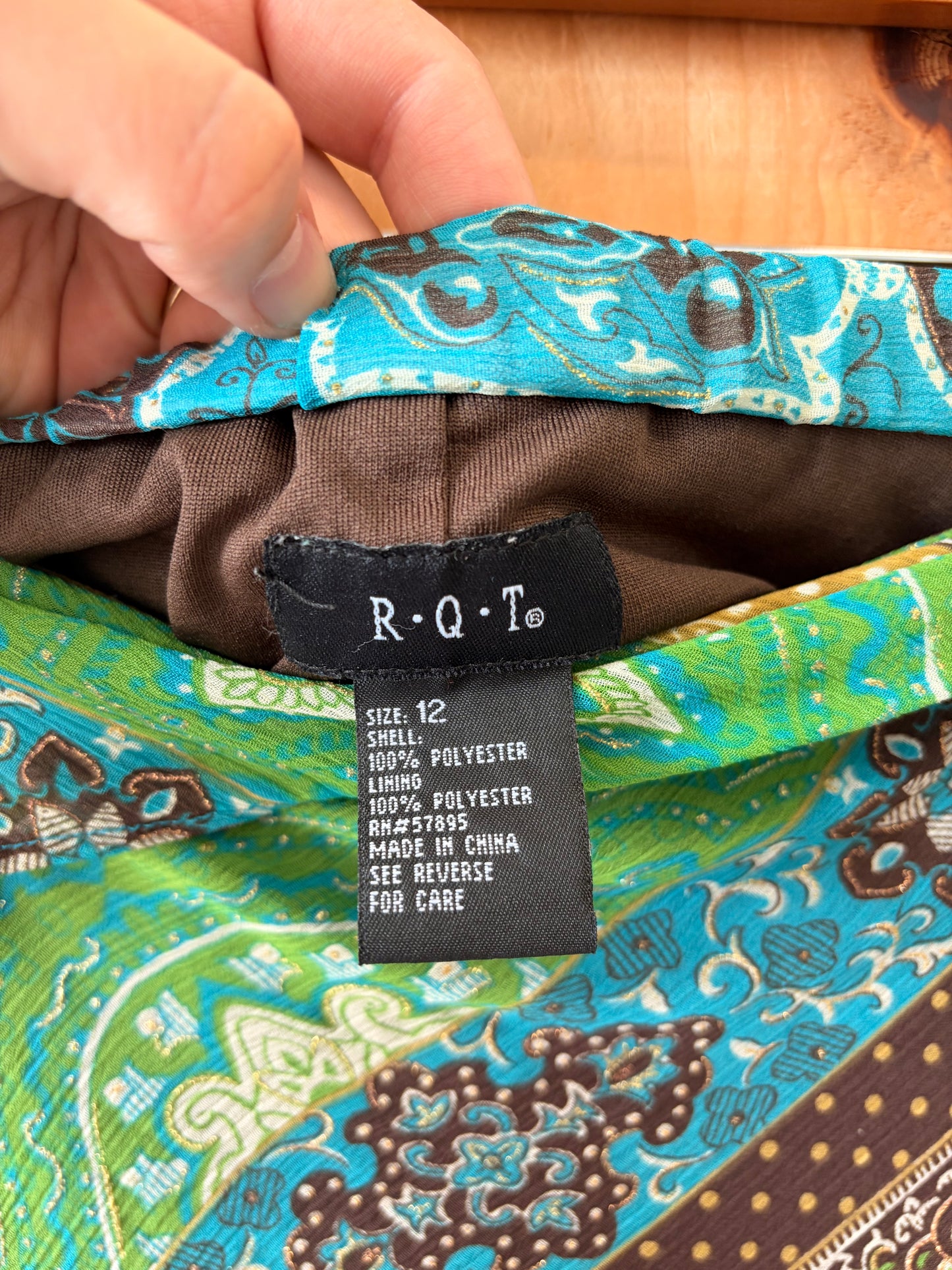 Patterned Boho Midi Skirt : 12