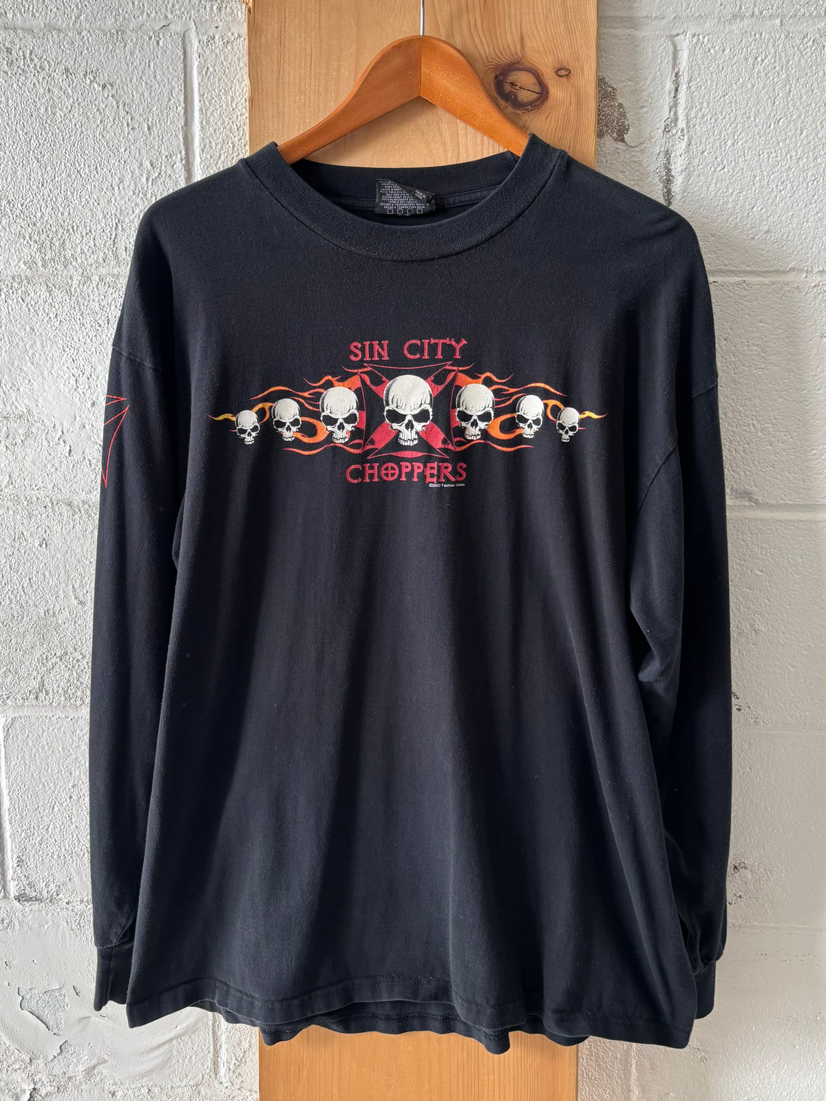 Vtg ‘02 Sin City Choppers Long Sleeve : XL