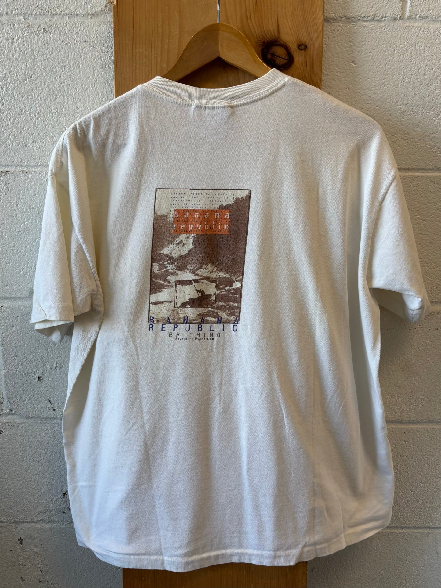 Vtg Single Stitch Banana Republic Tee : L