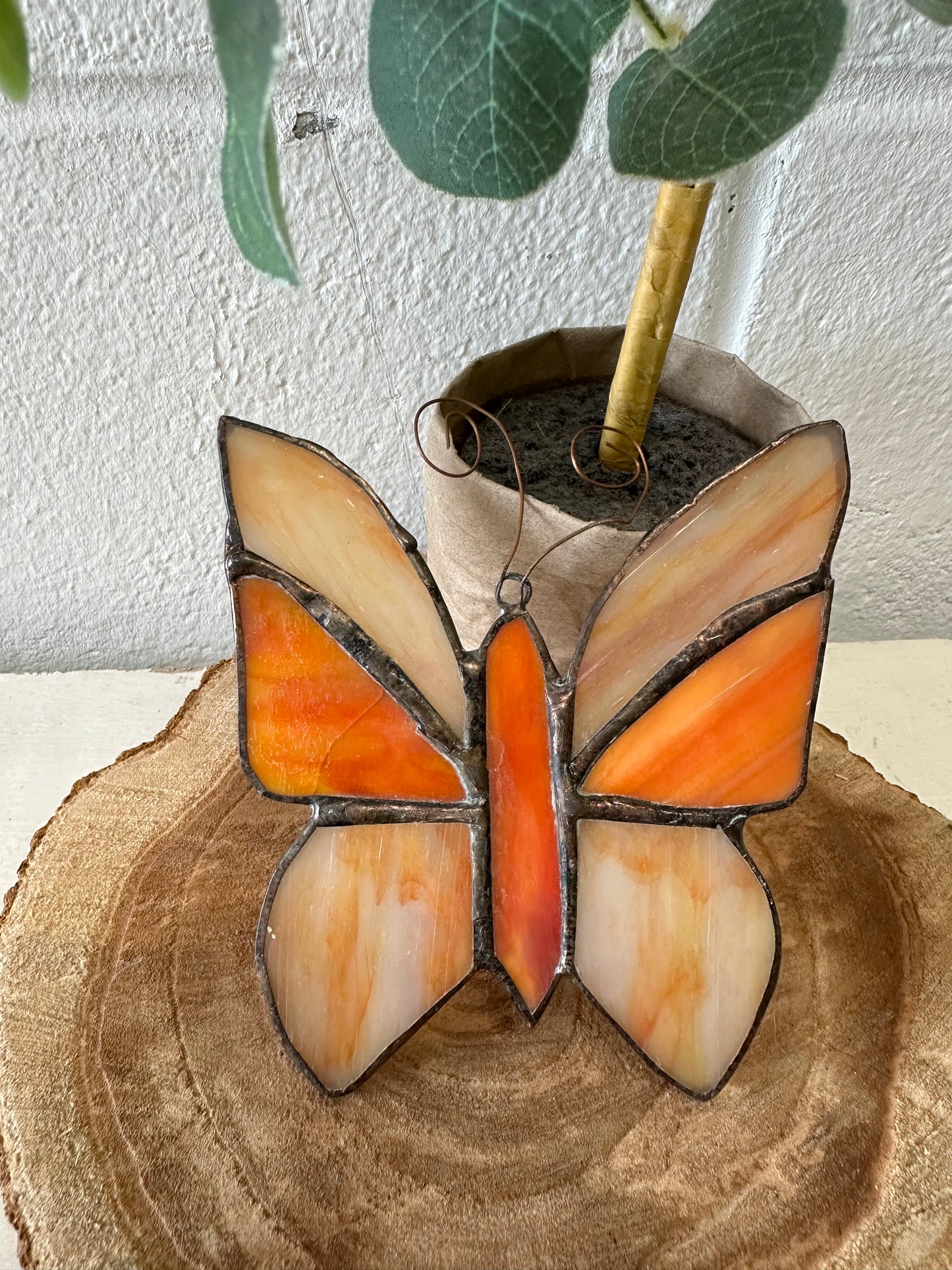 Small Stained Glass Butterfly