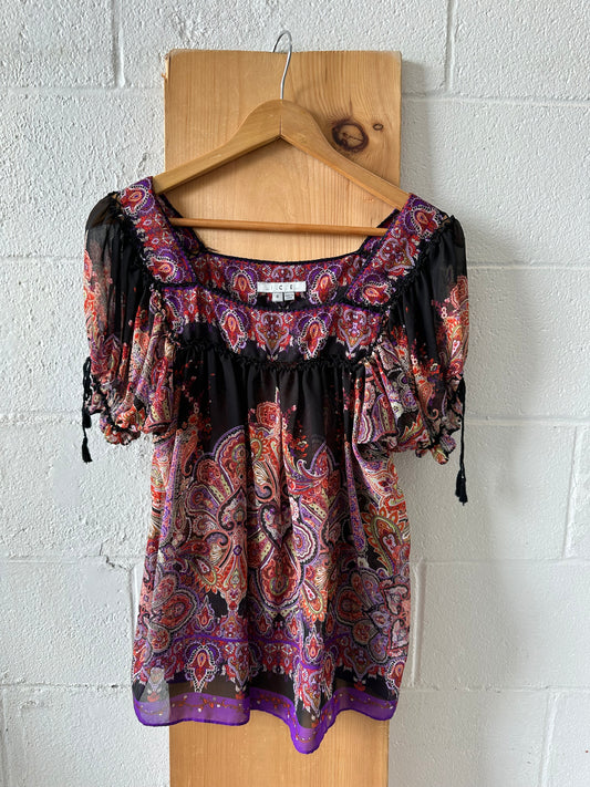 Semi Sheer Boho Top : 6