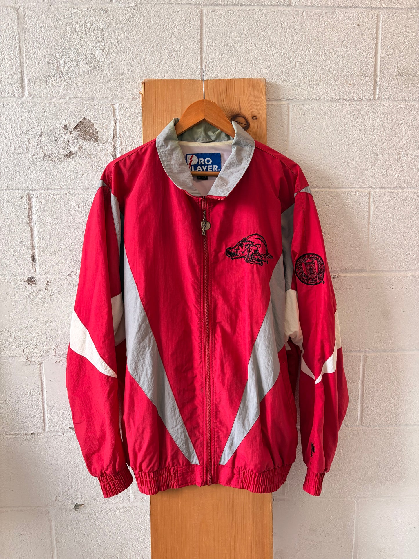 Vtg Arkansas Pro Player Windbreaker Jacket : XXL