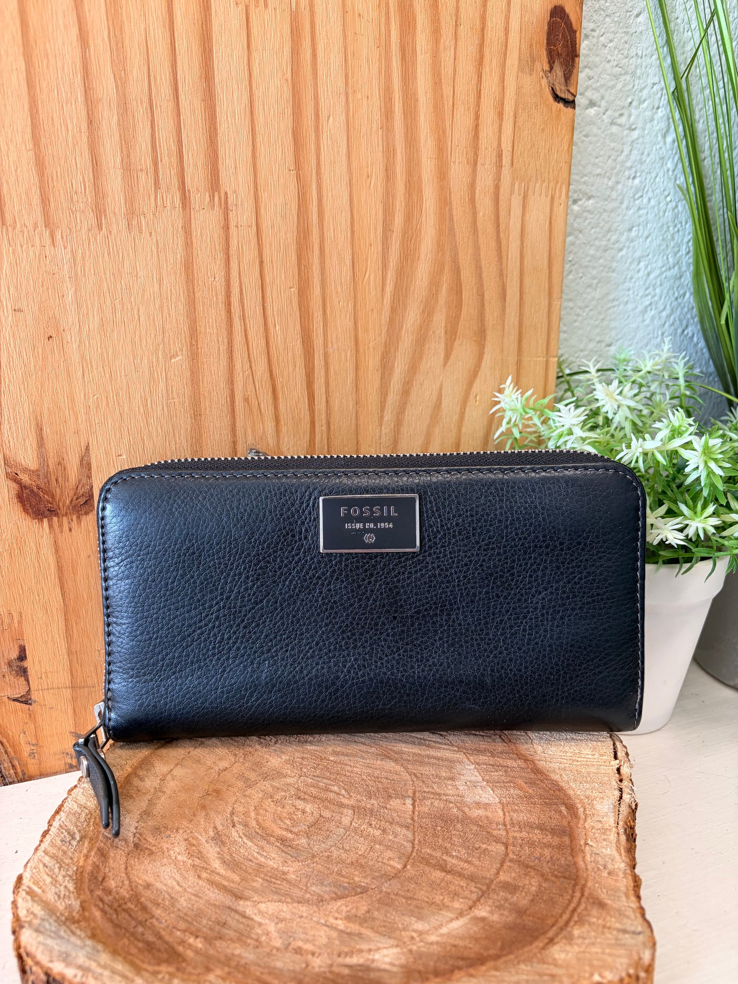 Black Fossil Wallet