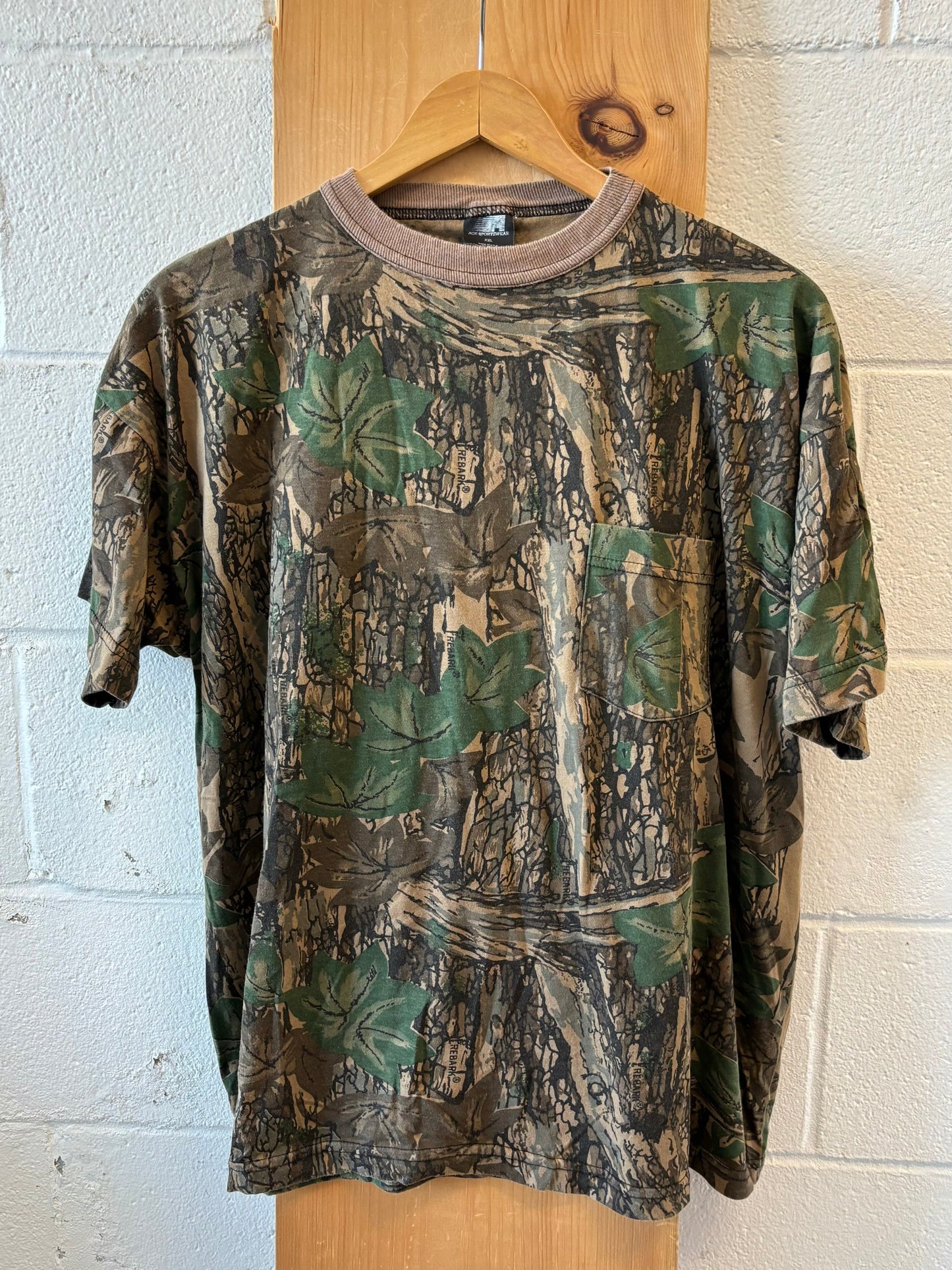 Vtg Camo Tee : 2XL