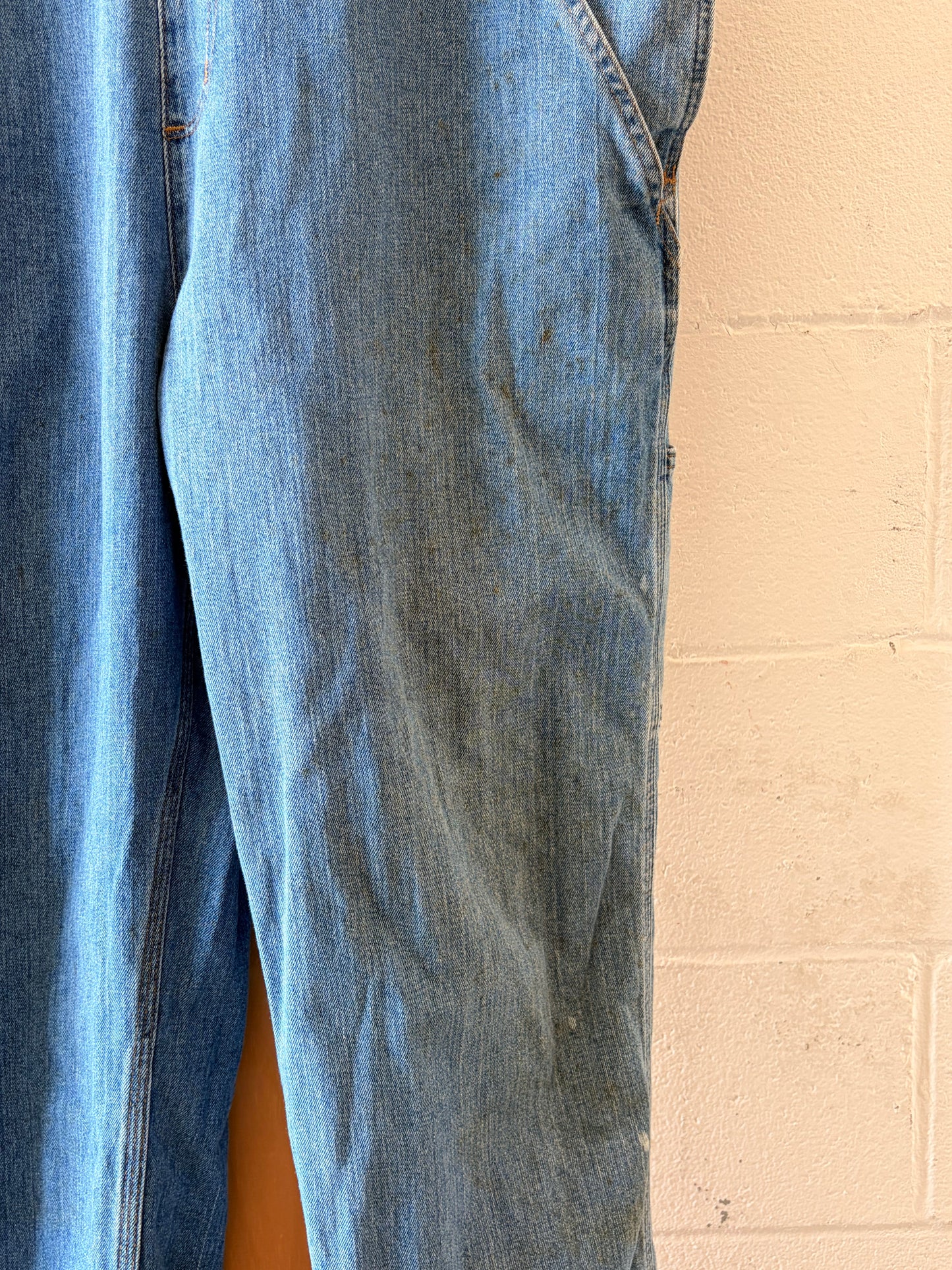 Distressed Carhartt Overalls : XL