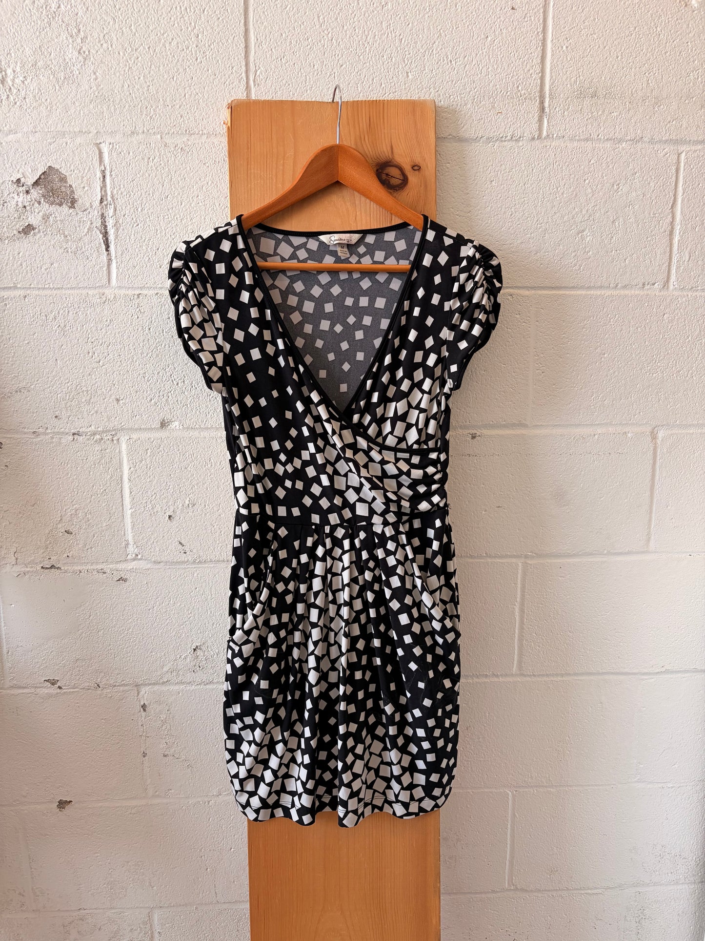 Black & White Y2K Dress : M