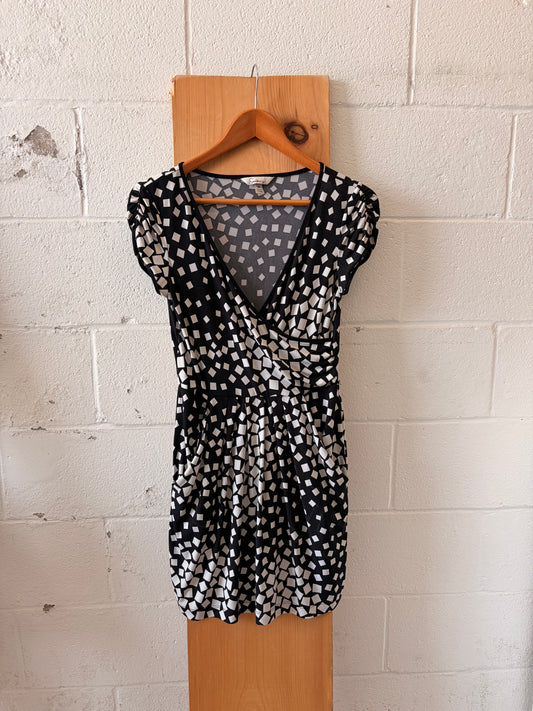 Black & White Y2K Dress : M