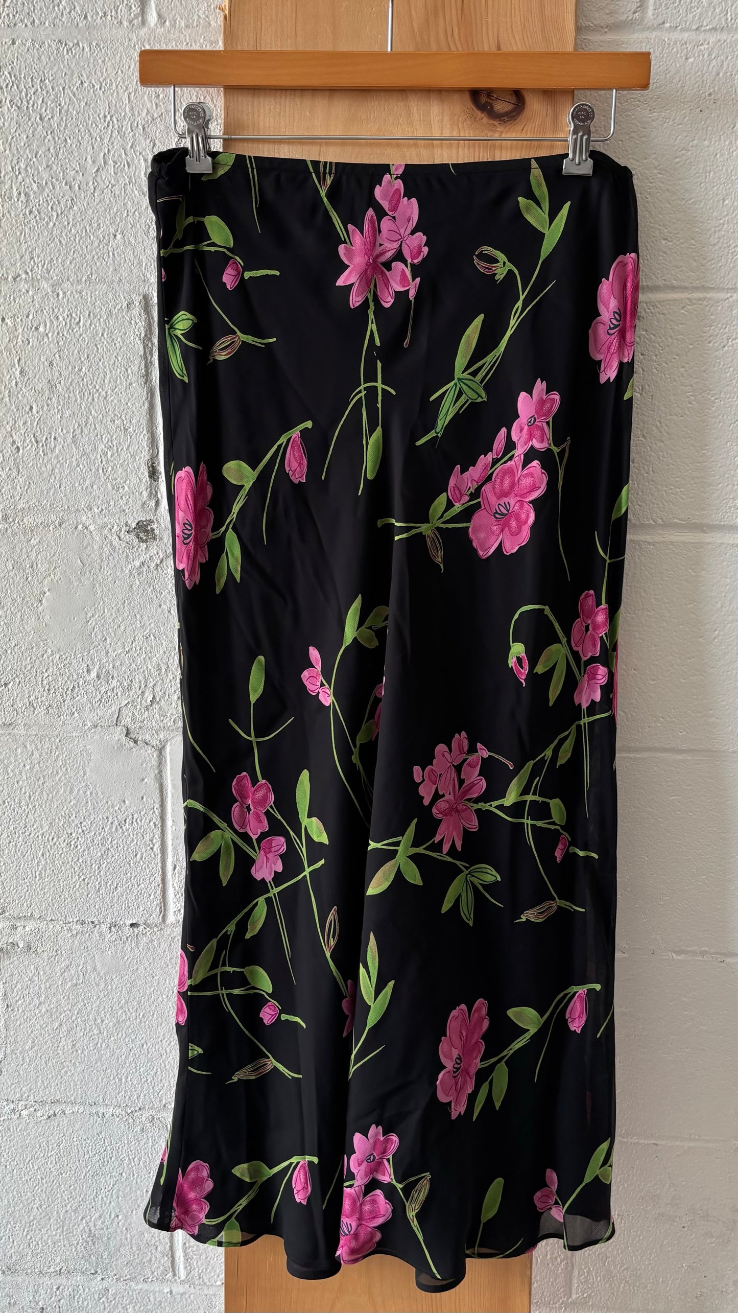 Black Floral Maxi Skirt : 10