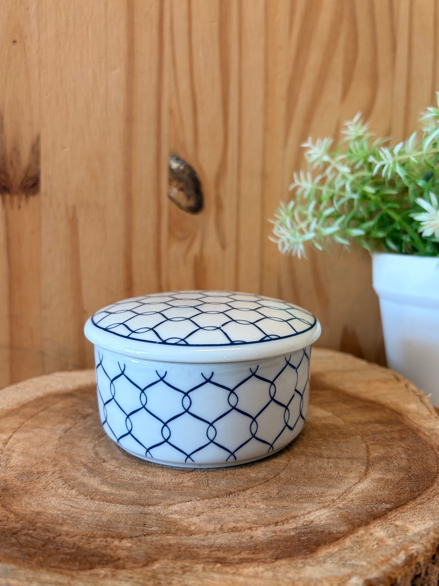 Little Blue & White Trinket Dish (Local Pick Up Only)
