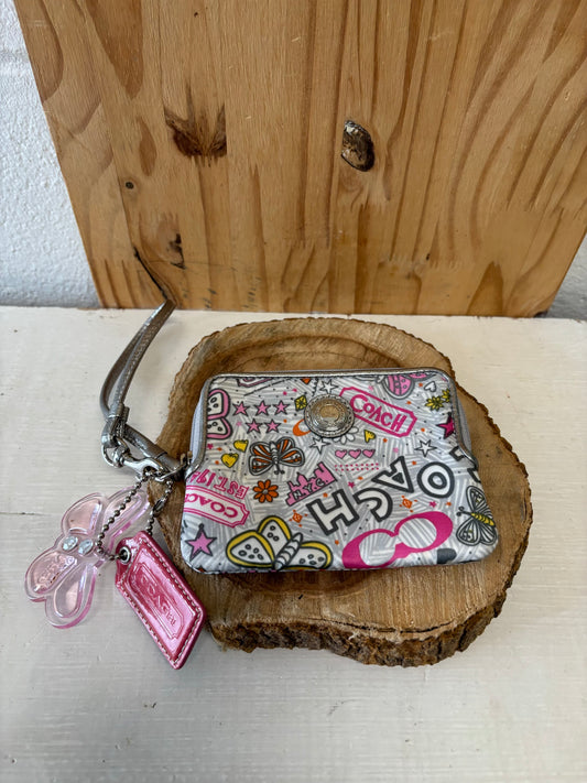Y2K Coach Poppy Wallet W/Butterfly Charm
