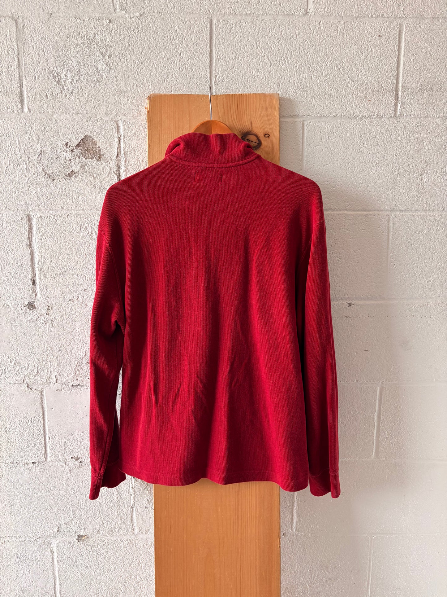 Red Ralph Lauren Quarter Zip : L