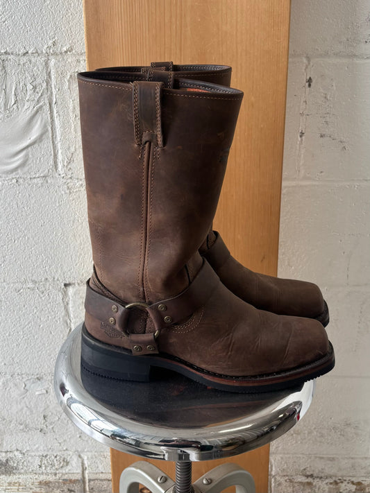Brown Leather Harley Davidson Boots : Men’s 8.5 (Local Pickup Only)