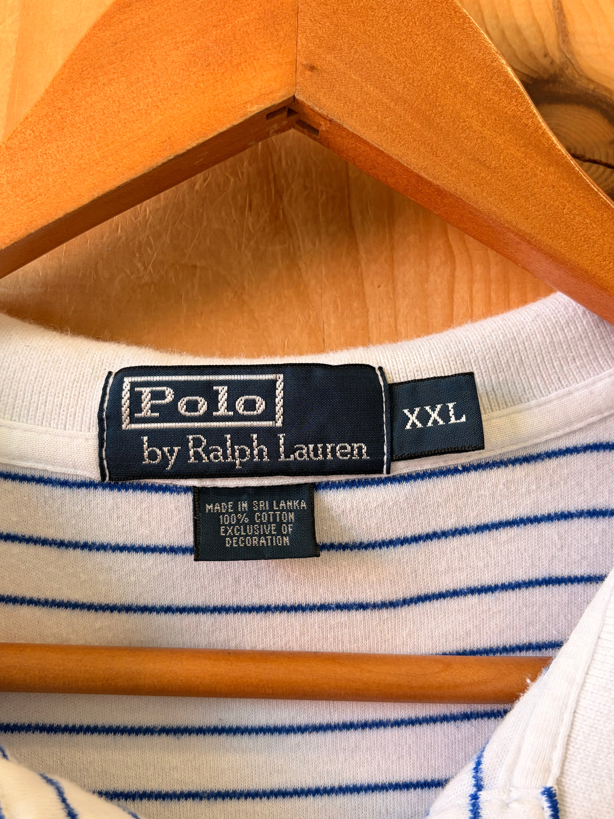 Striped Polo Ralph Lauren Tee : XXL