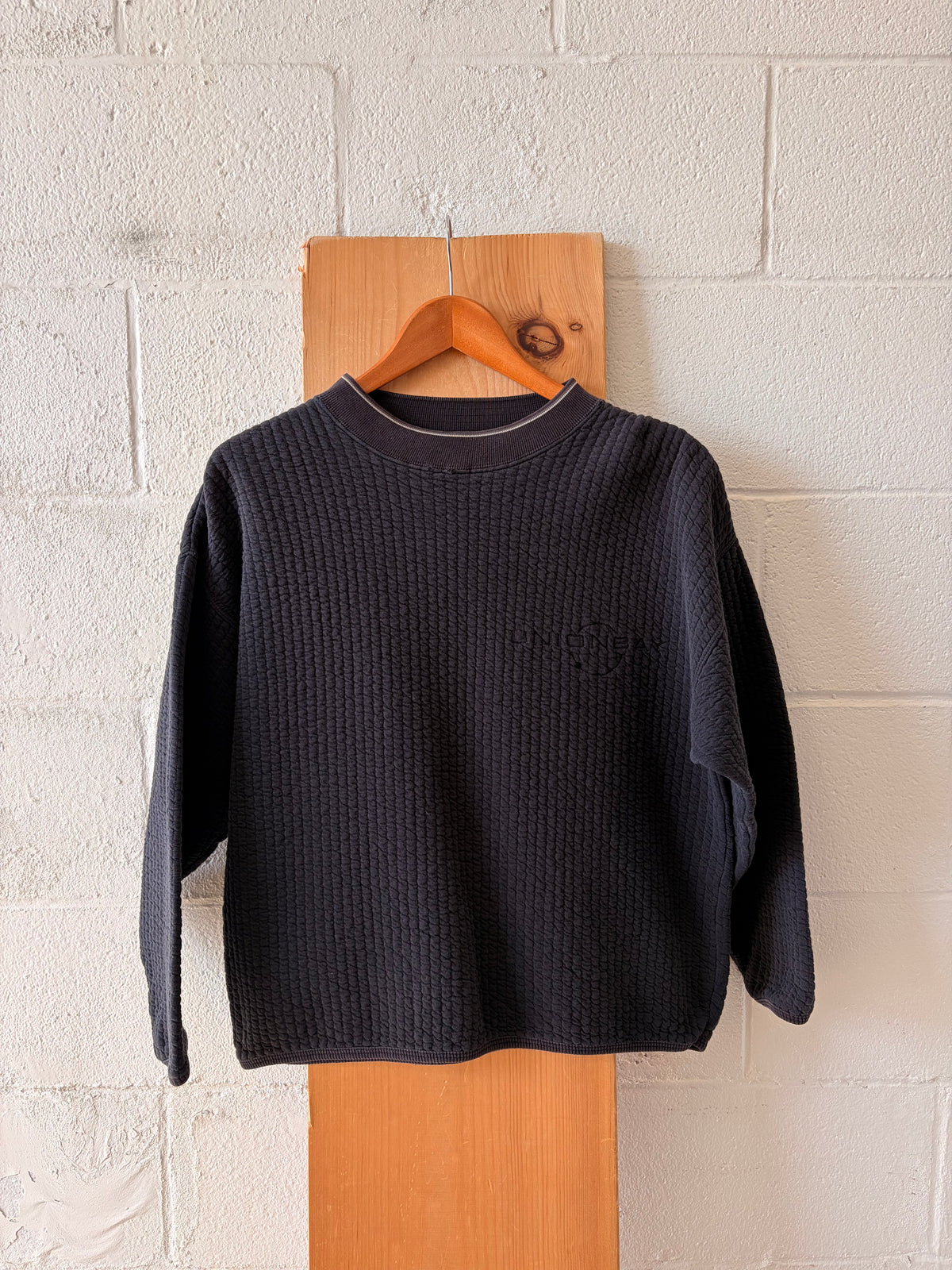 Vtg Textured Union Bay Crew : S/M