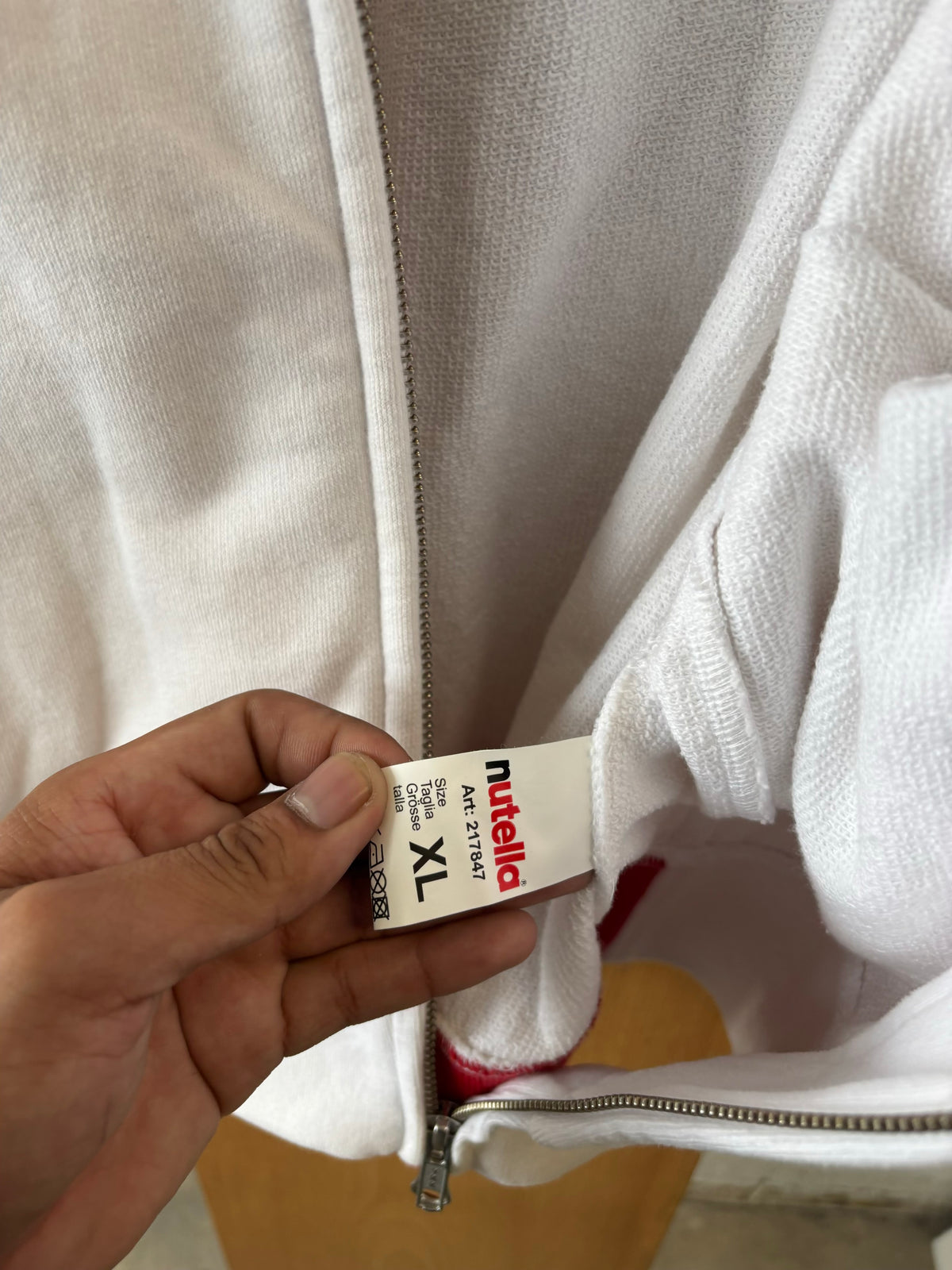 Nutella Ferrero Cotton Zip-Up Jacket : XL
